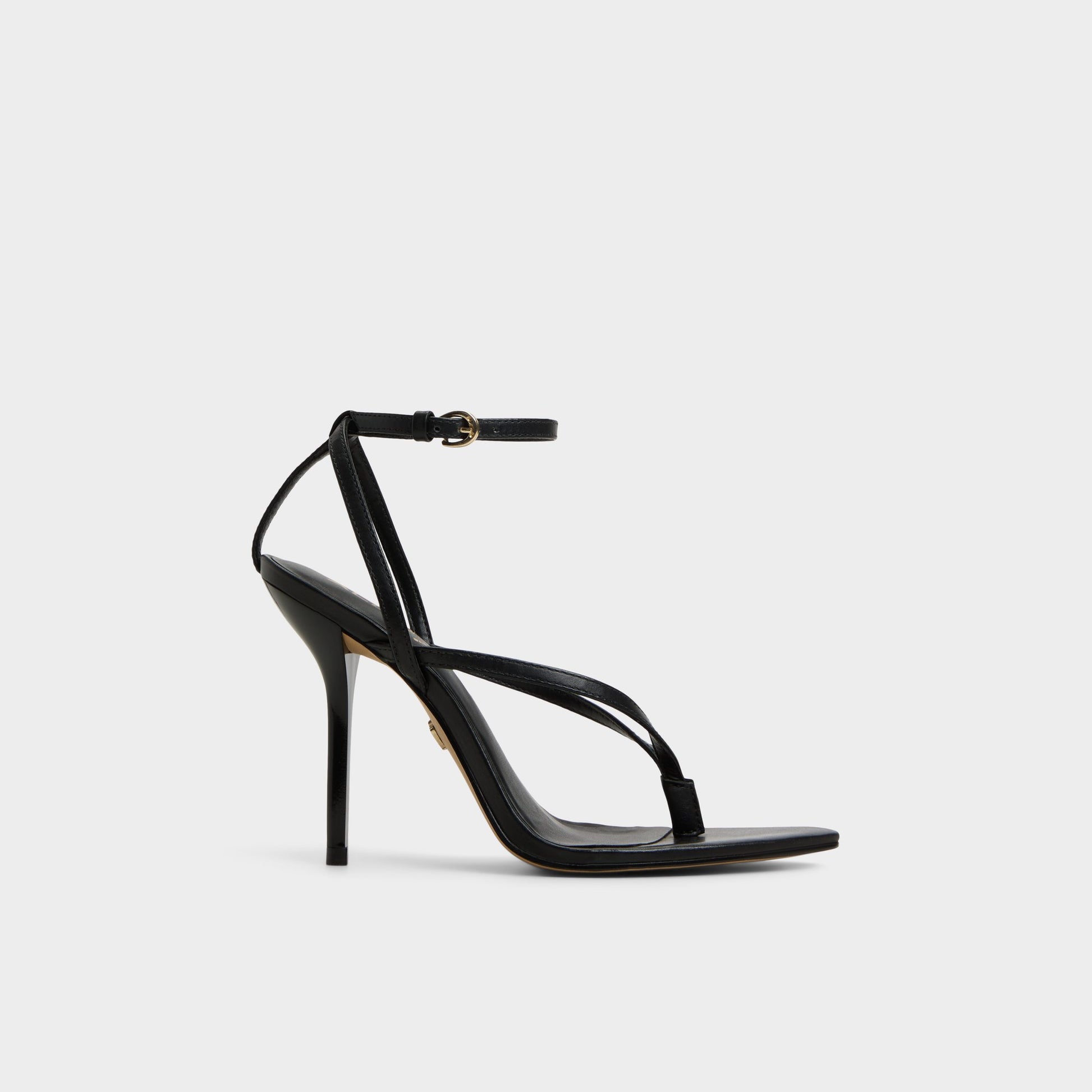 Main View of Black Abyfindley Heeled flip flop for Womens