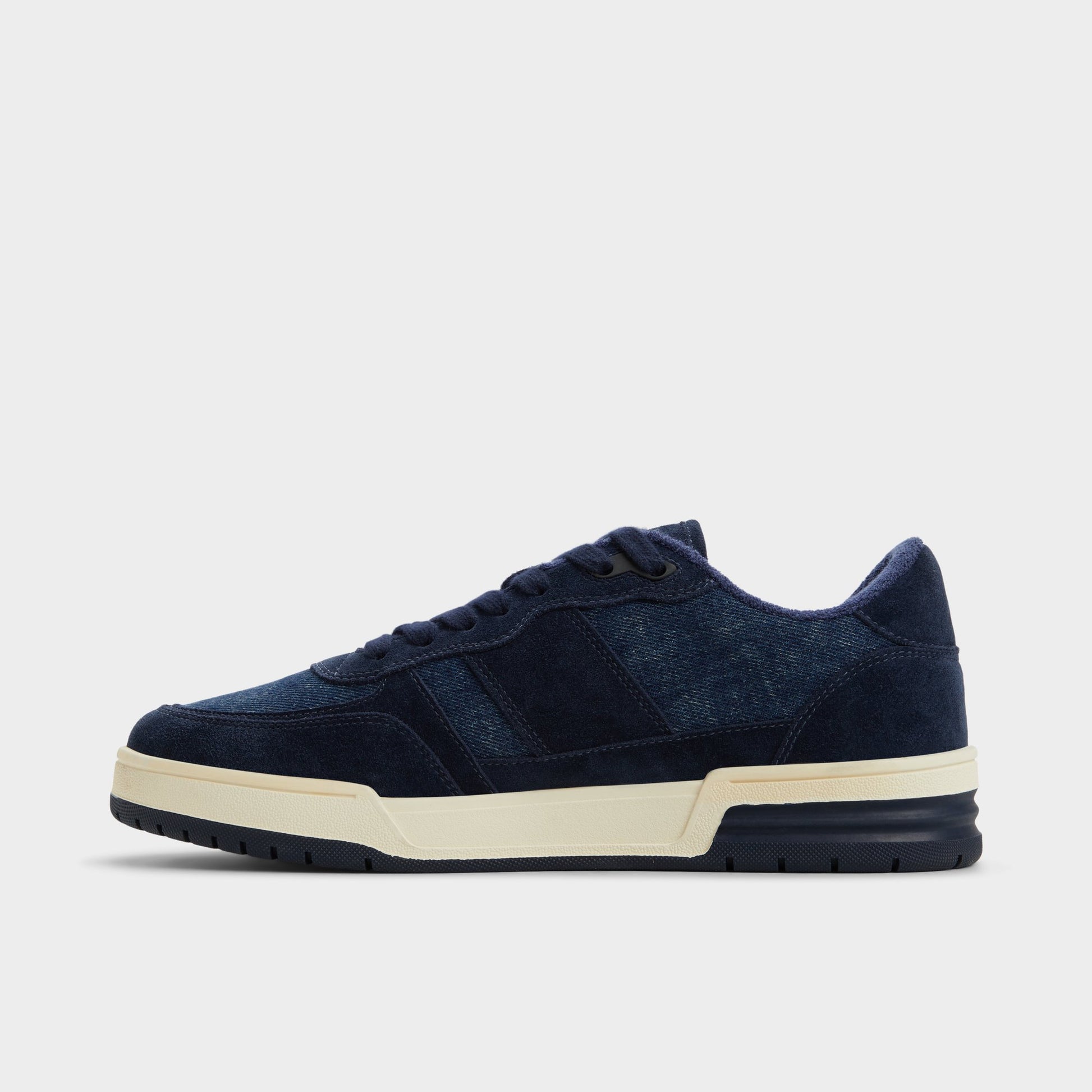 Side view of Denim Topper Low top sneaker