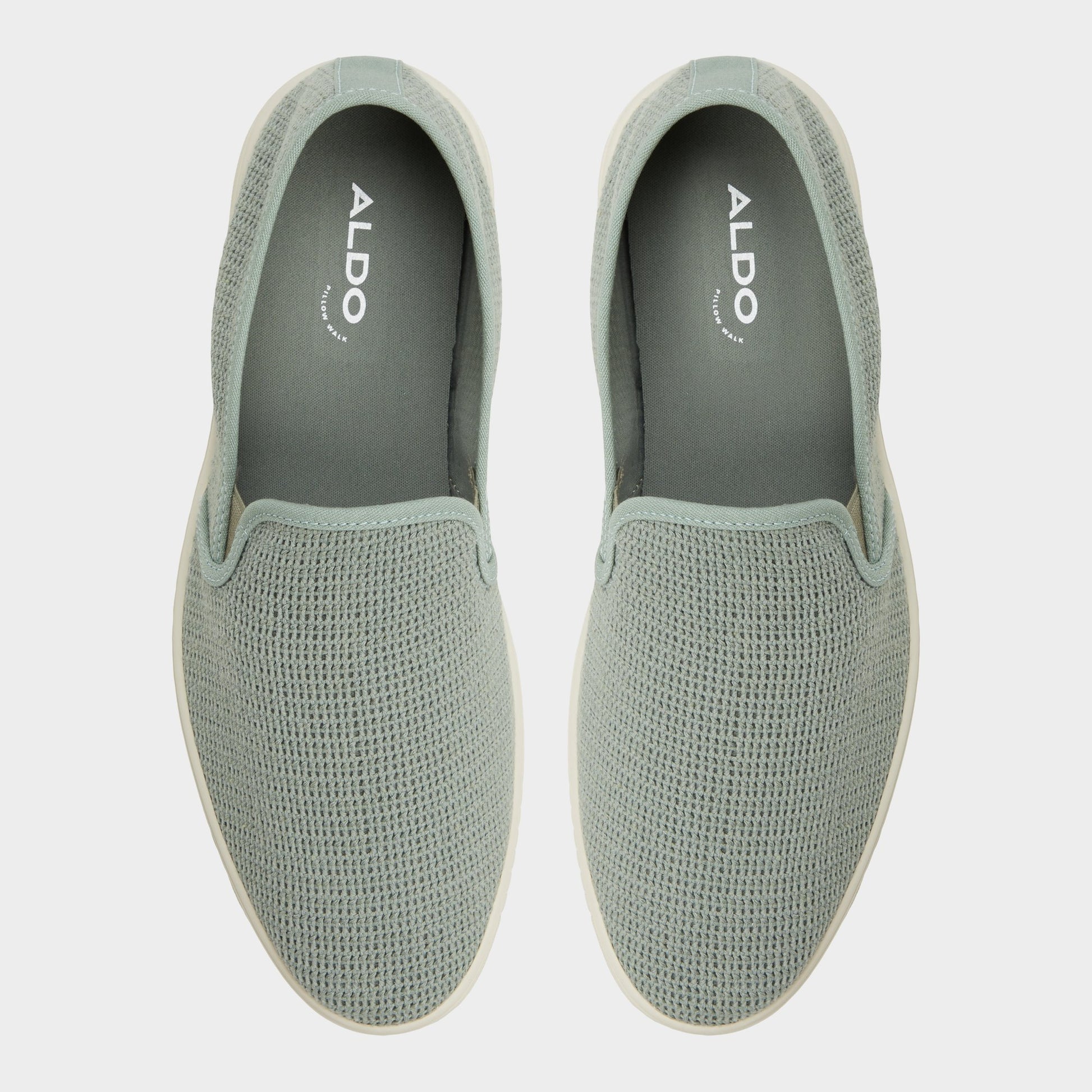 Top-down view of the Light Green Ccoastbreeze Espadrille