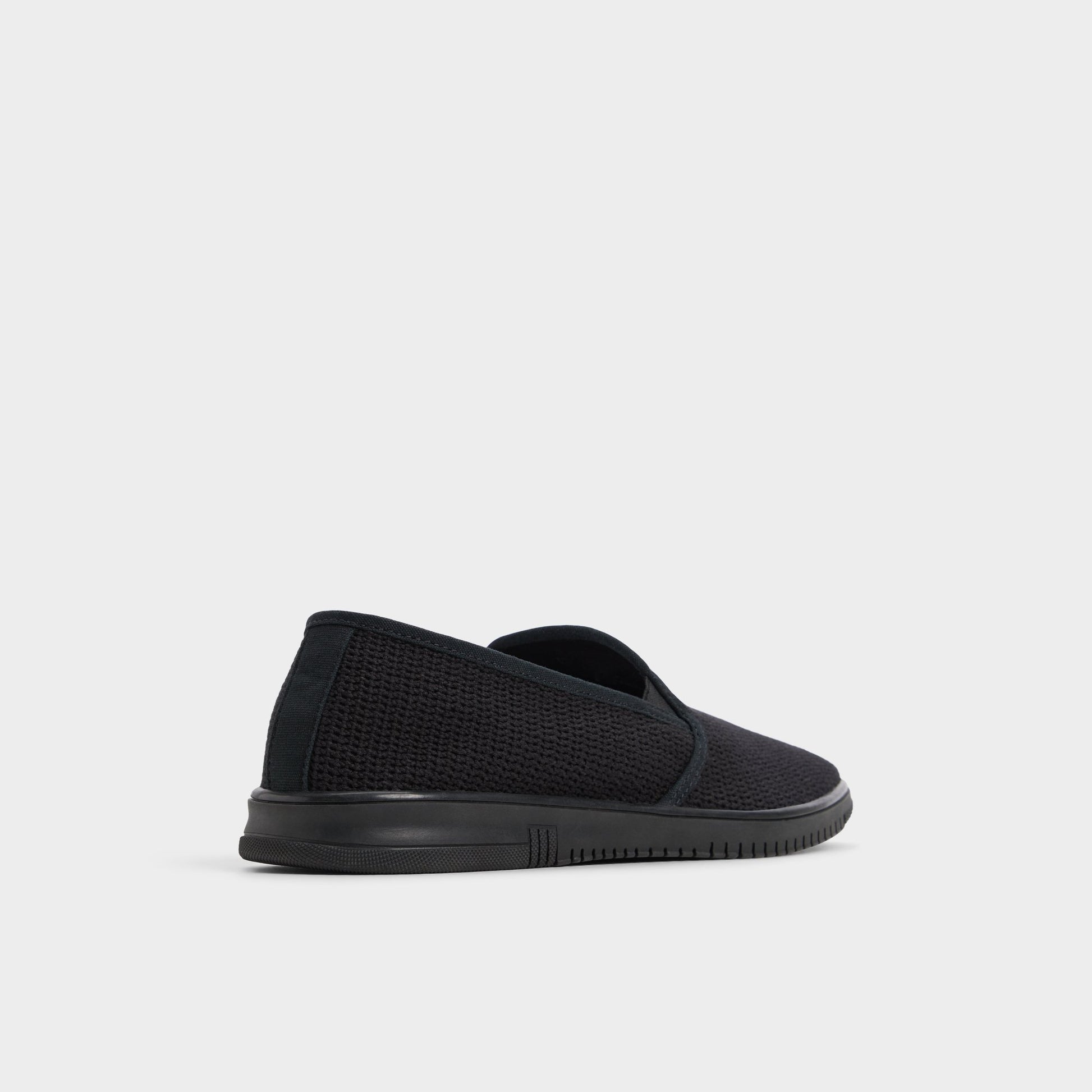 Three-quarter angle of Black Ccoastbreeze Espadrille's back side