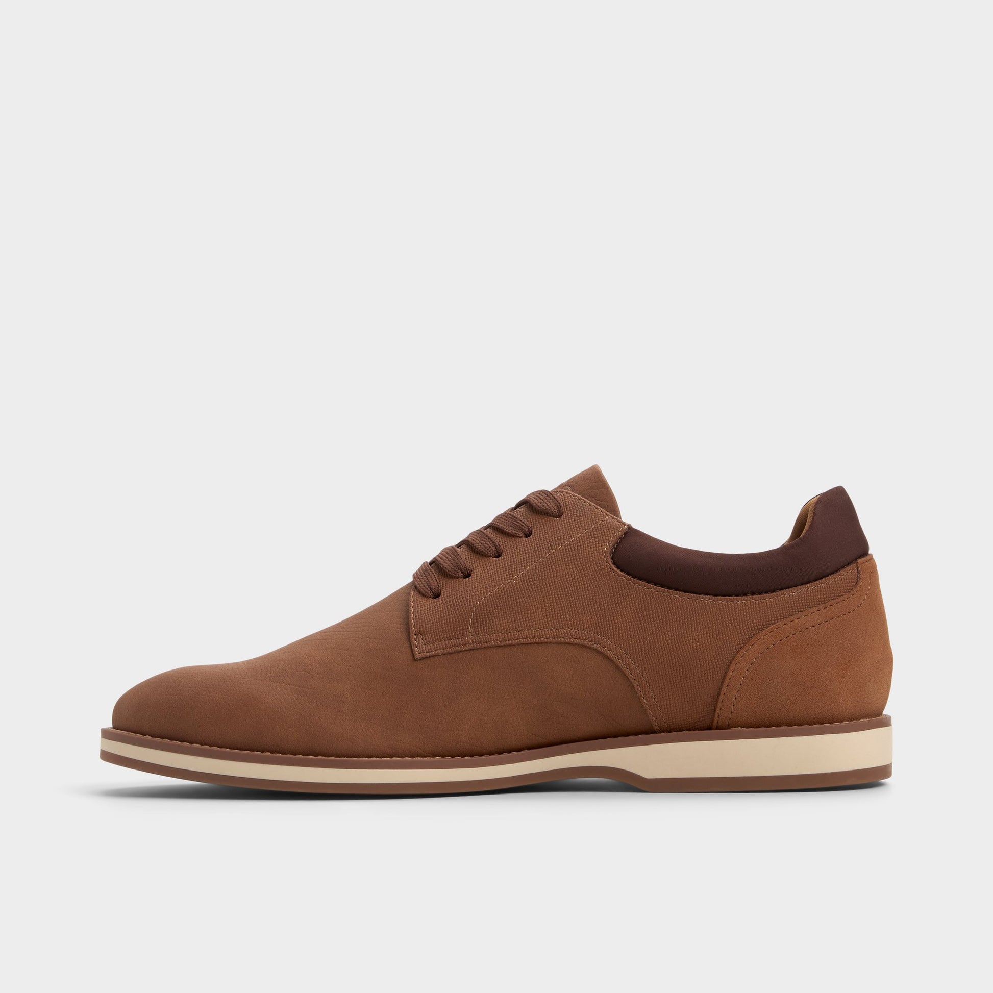 Side view of Cognac Ccorby Oxford shoe