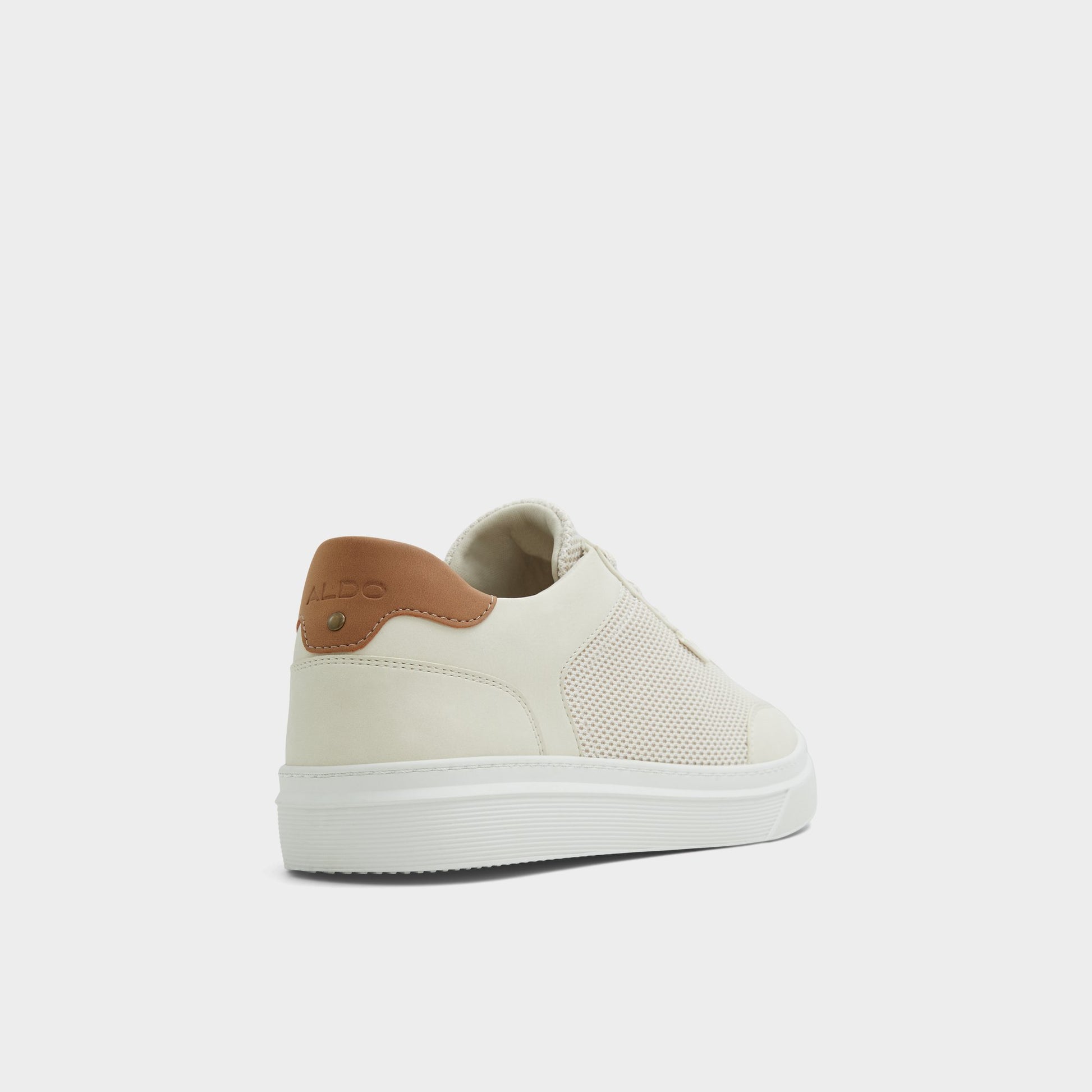 Three-quarter angle of Bone Mmcenroe Low top sneaker's back side