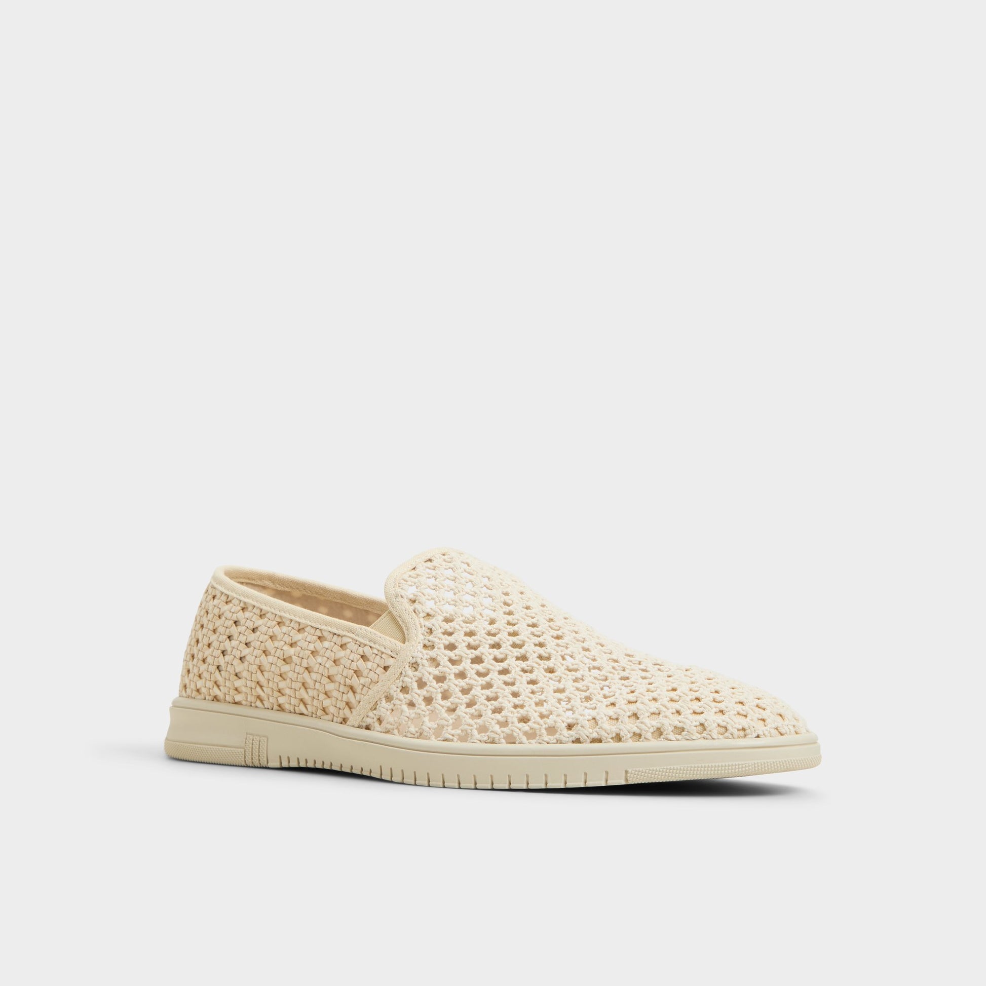 Three-quarter angle of Natural Ccoastbreeze Espadrille's front side