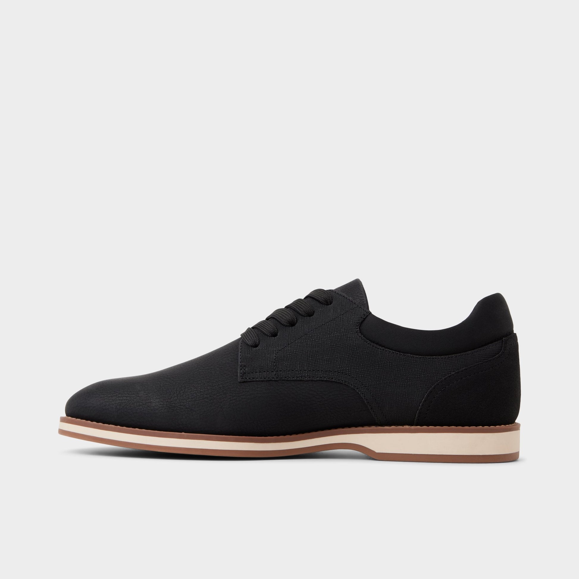 Side view of Black Ccorby Oxford shoe