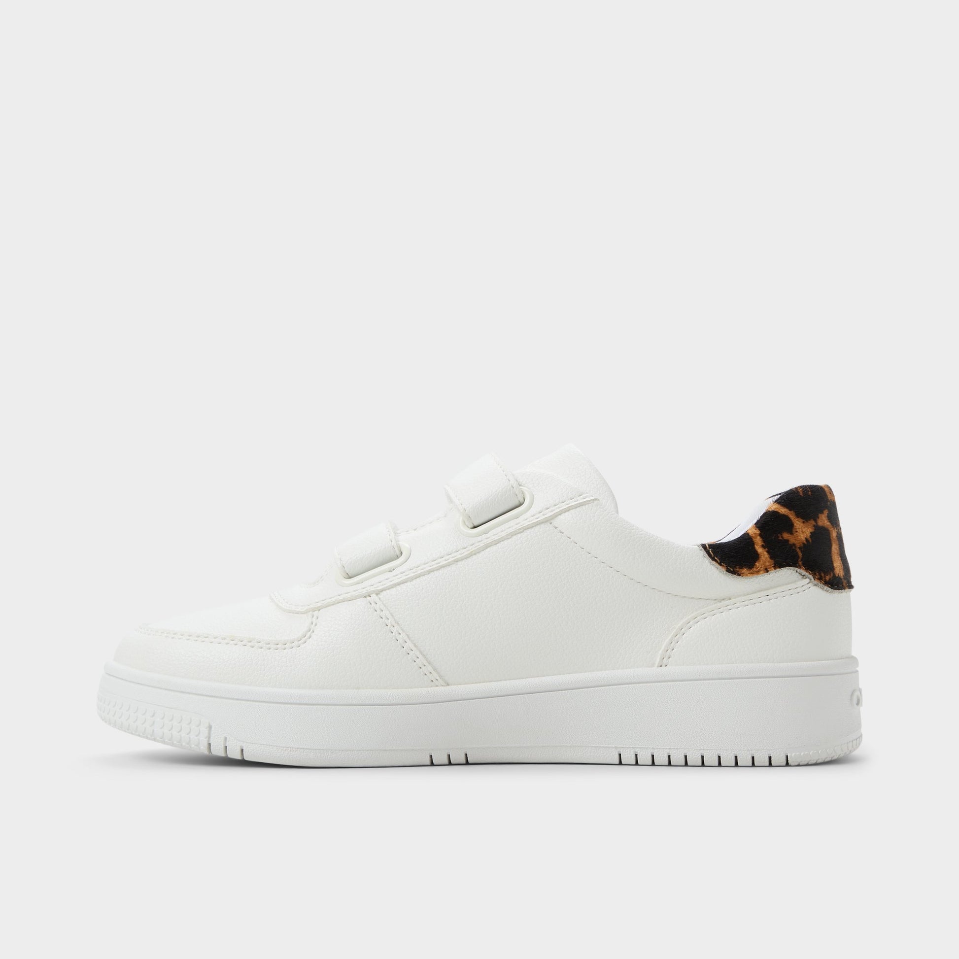 Side view of White Combo 24-7kicks Jogger sneaker