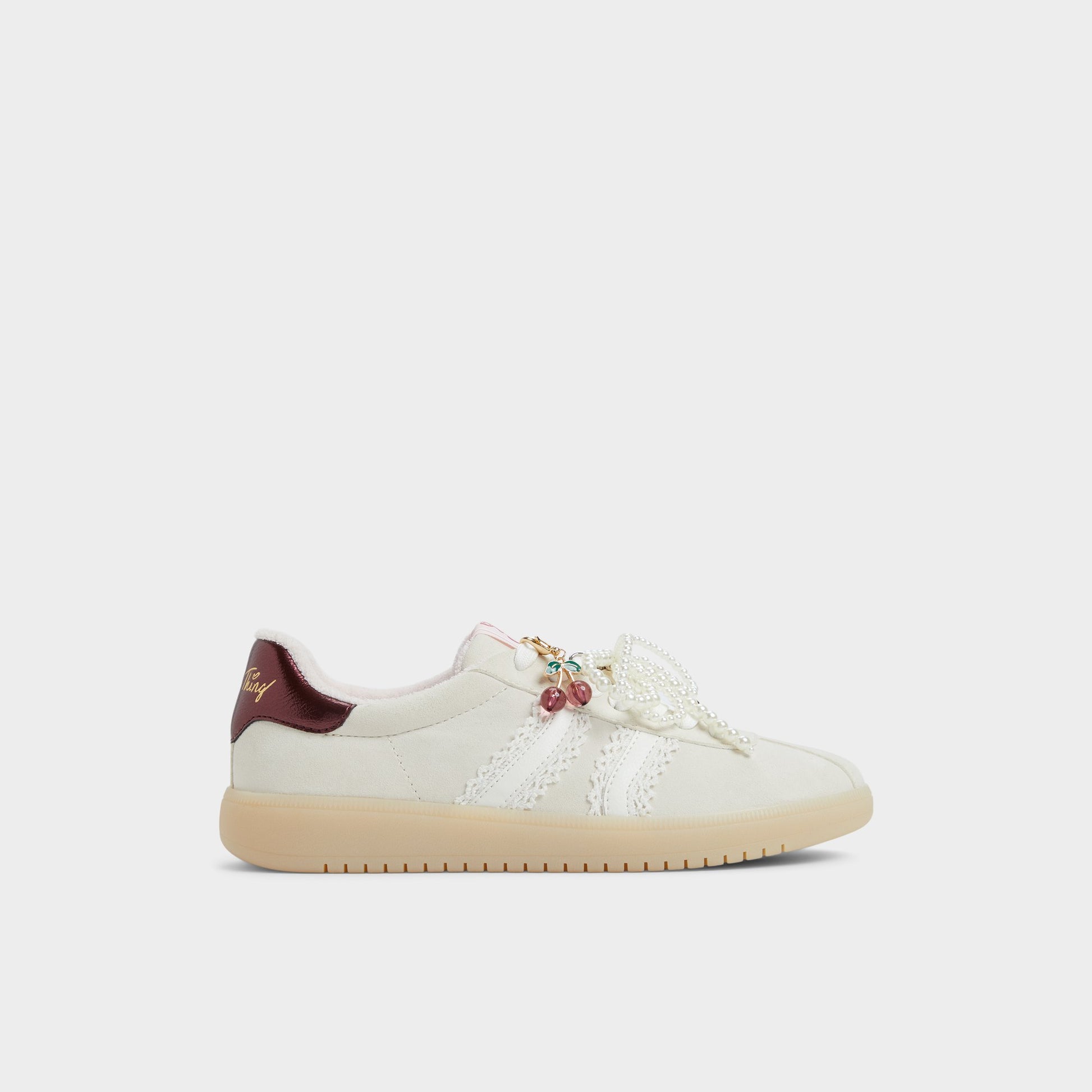 Main View of White/Bone Sweetthing Low top sneaker for Womens