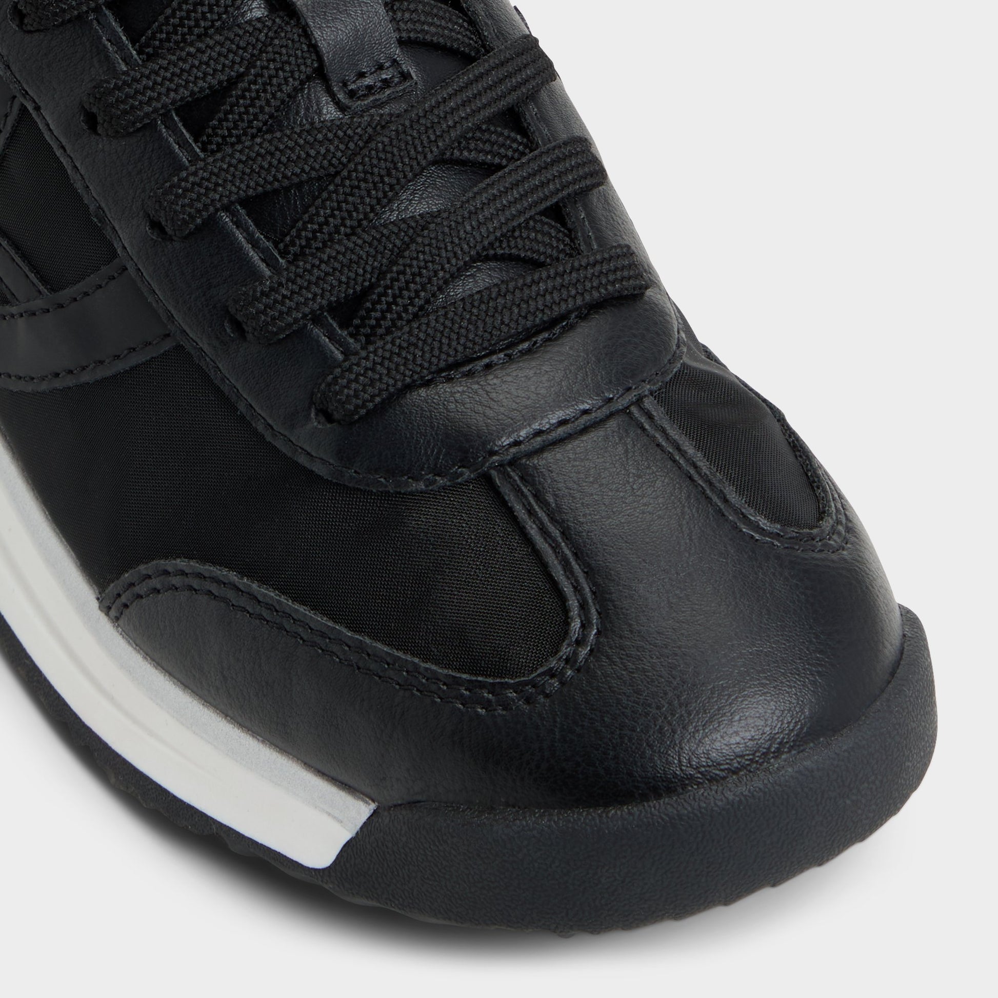 Close-up of the Black Stepcount Jogger sneaker