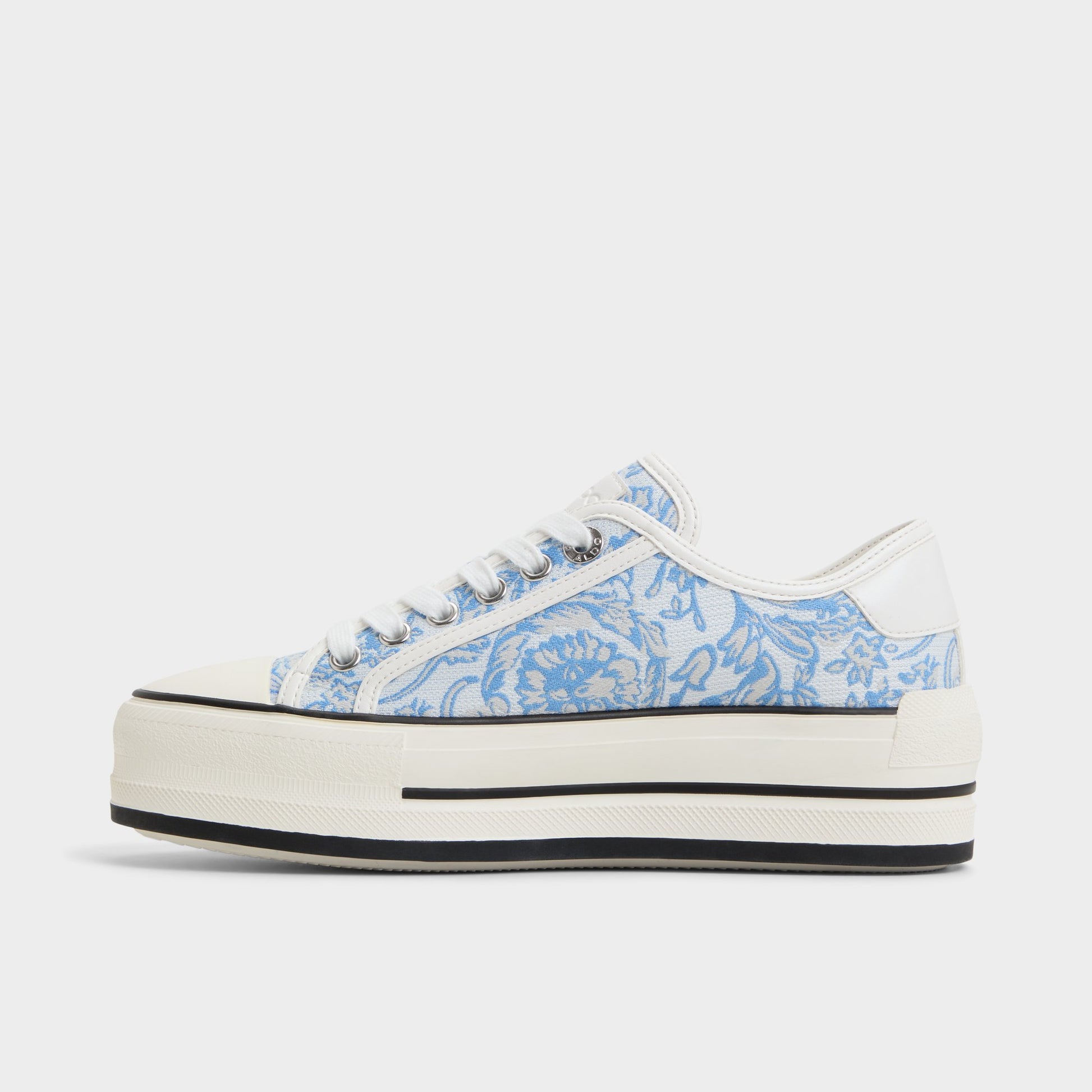 Side view of Open Blue Rayes Low top sneaker