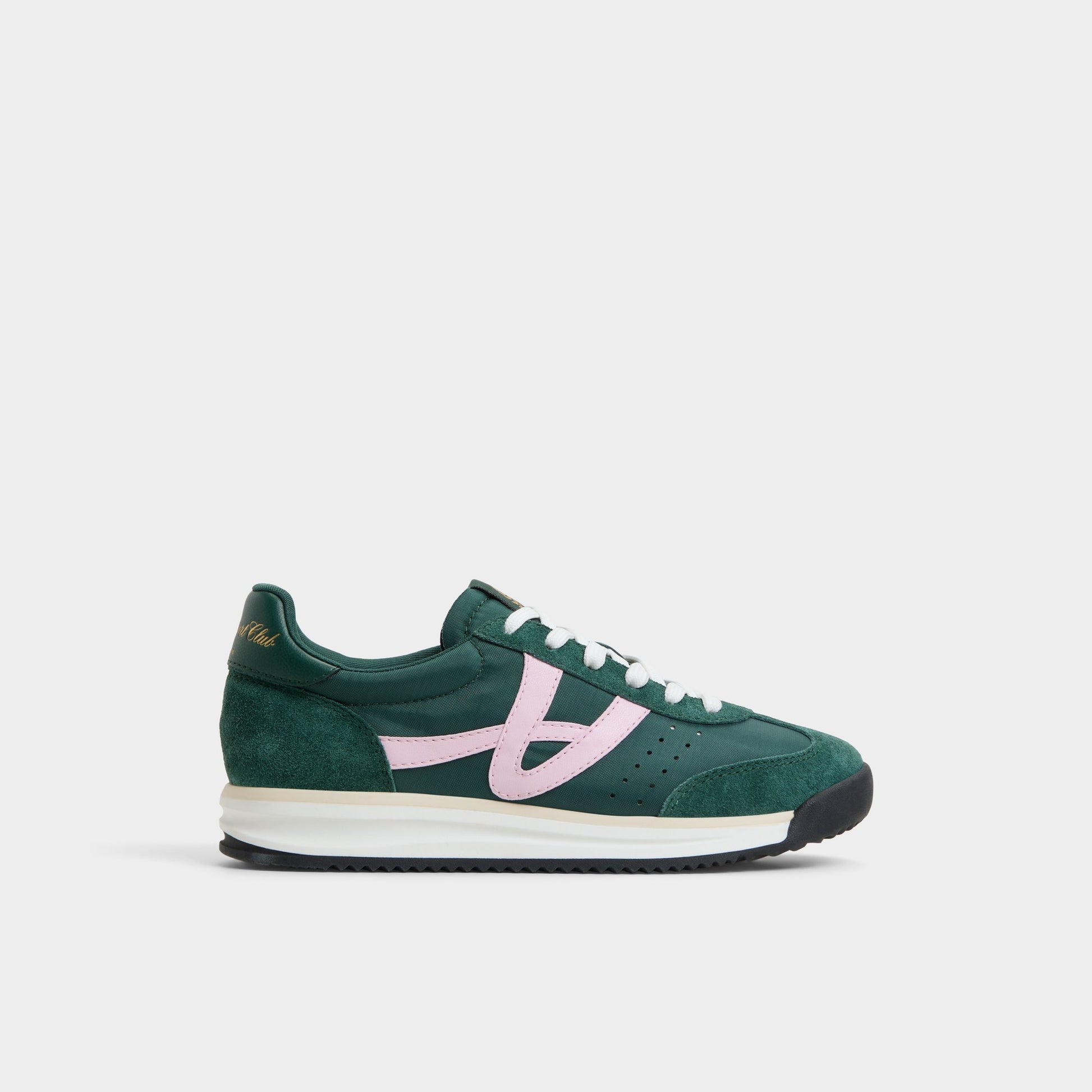 Main View of Bright Green Stepcount Jogger sneaker for Womens