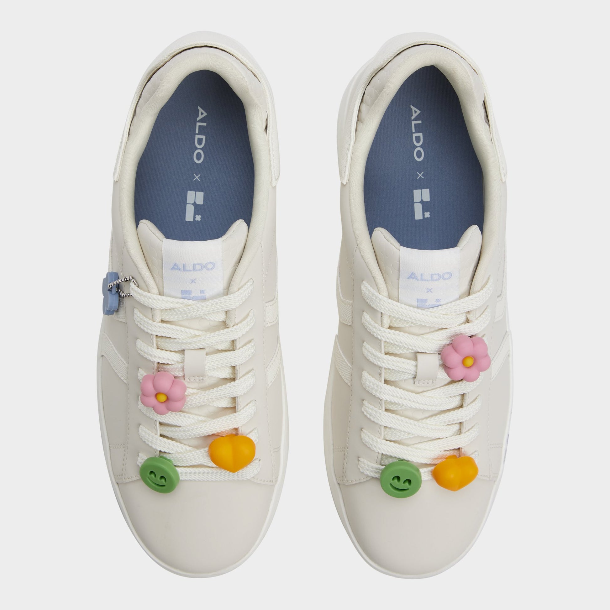 Top-down view of the Other White Hyperthalamuscorp Men's low top sneaker