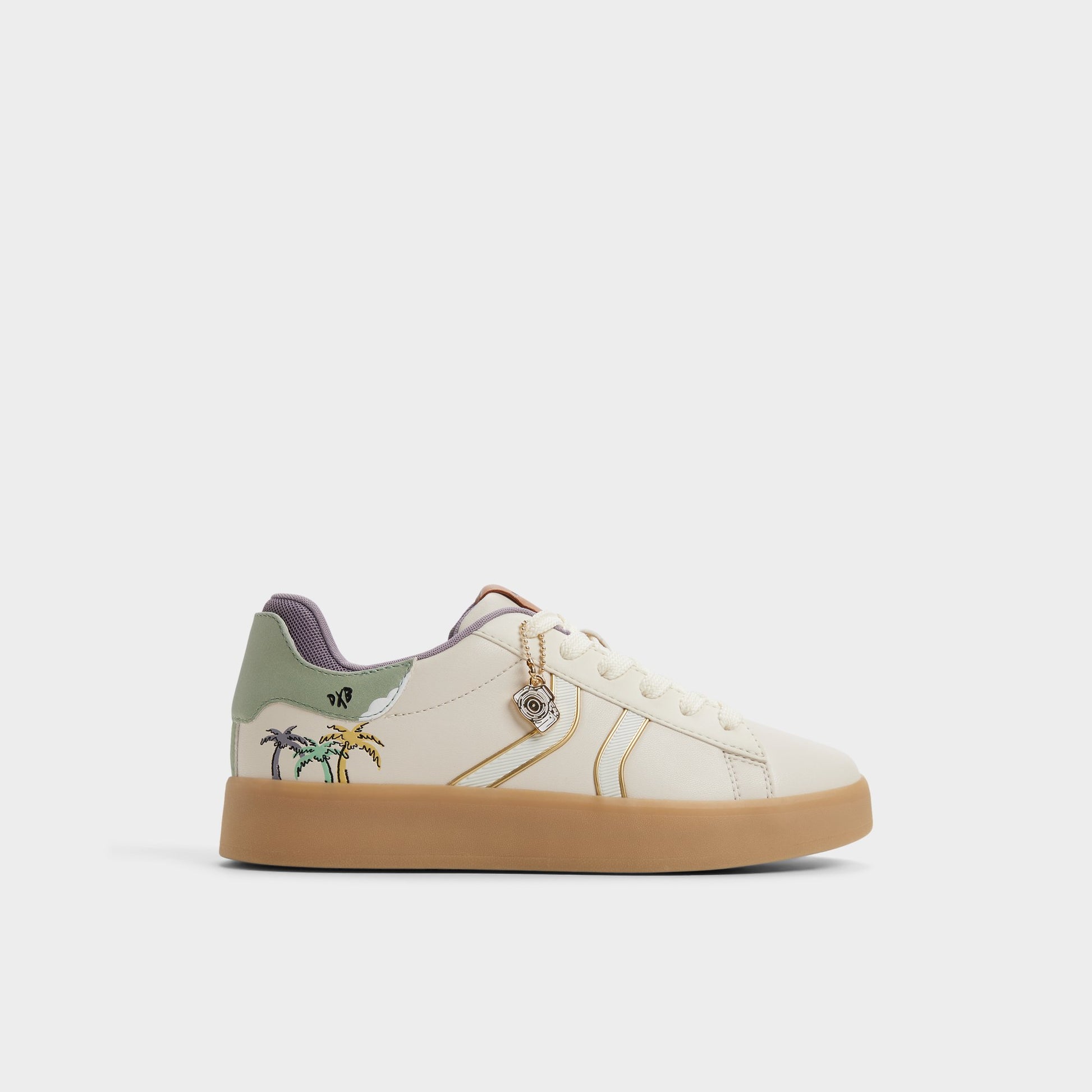 Main View of Pastel Multi Dina Sami Women's low top sneaker for Womens