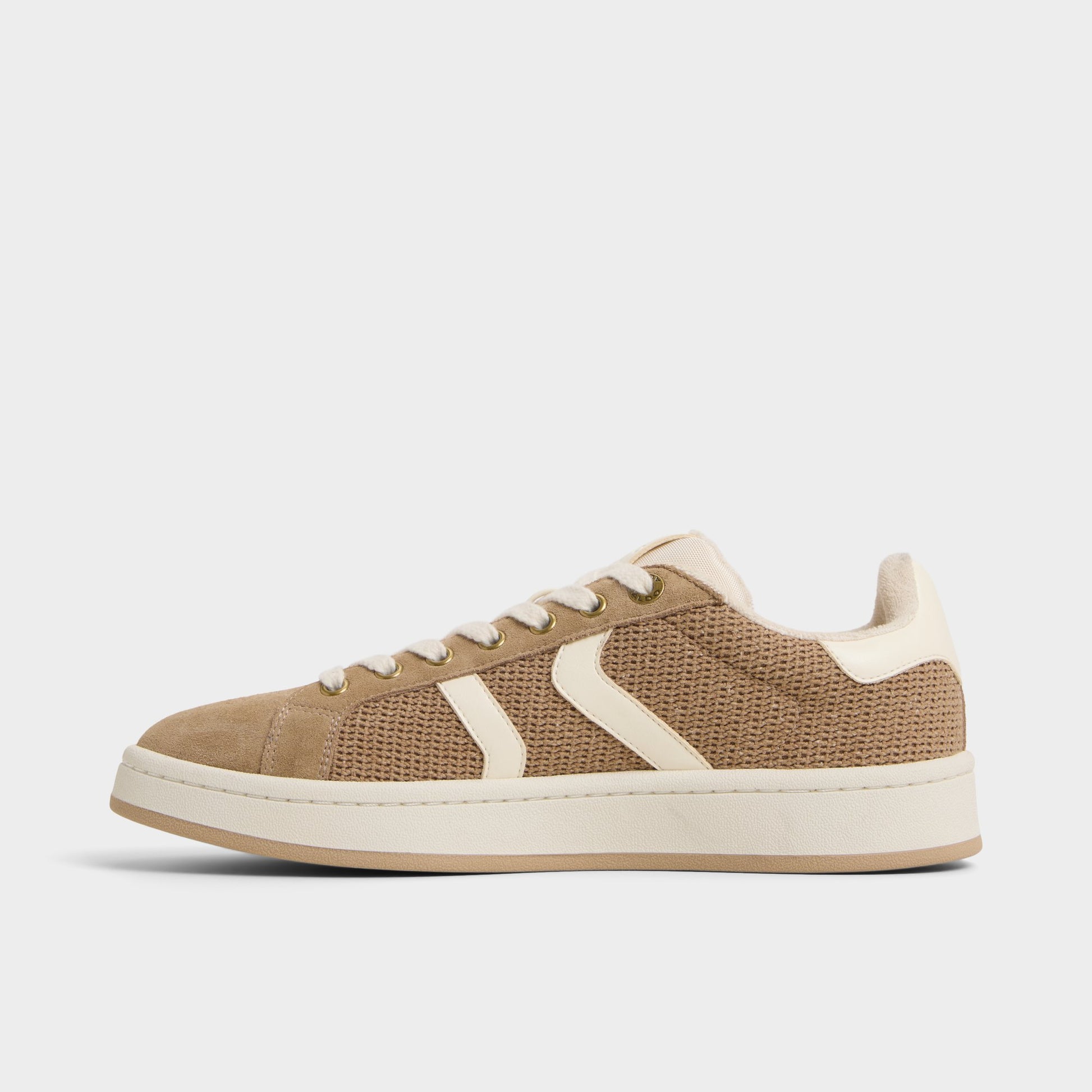 Side view of Sand Retrokicks Low top sneaker