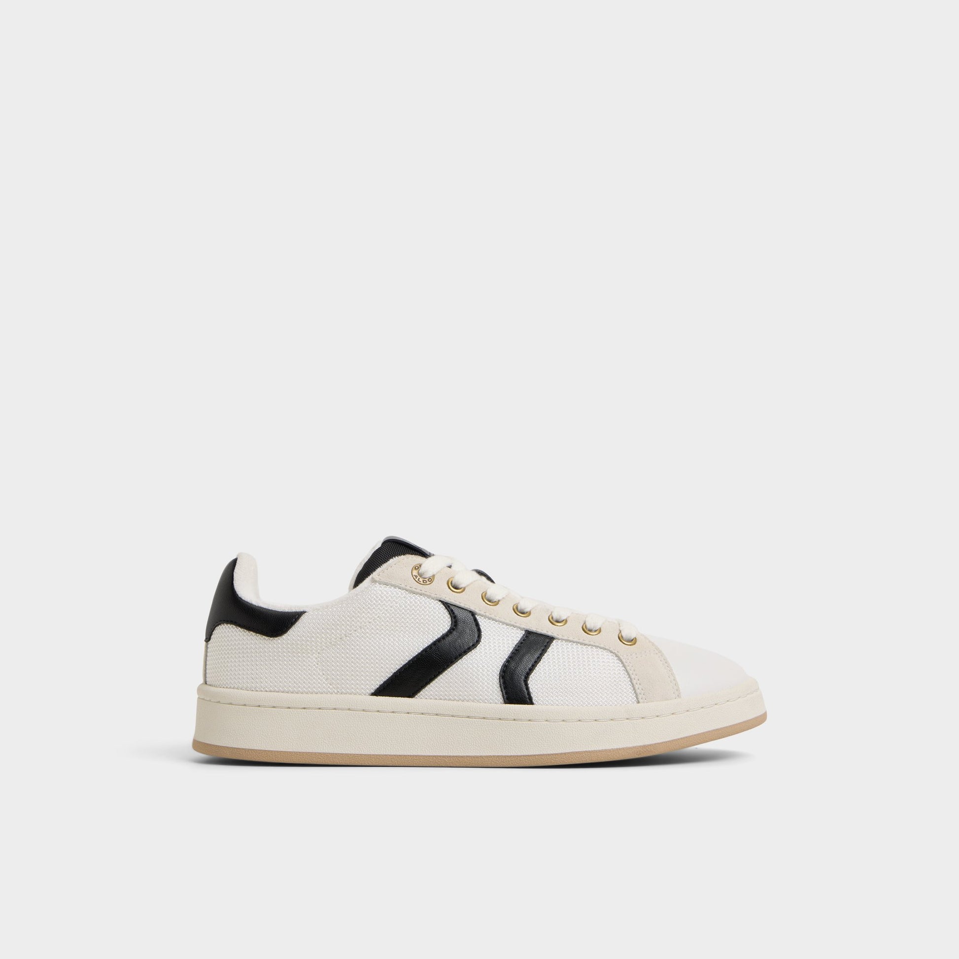 Main View of White Retrokicks Low top sneaker for Mens