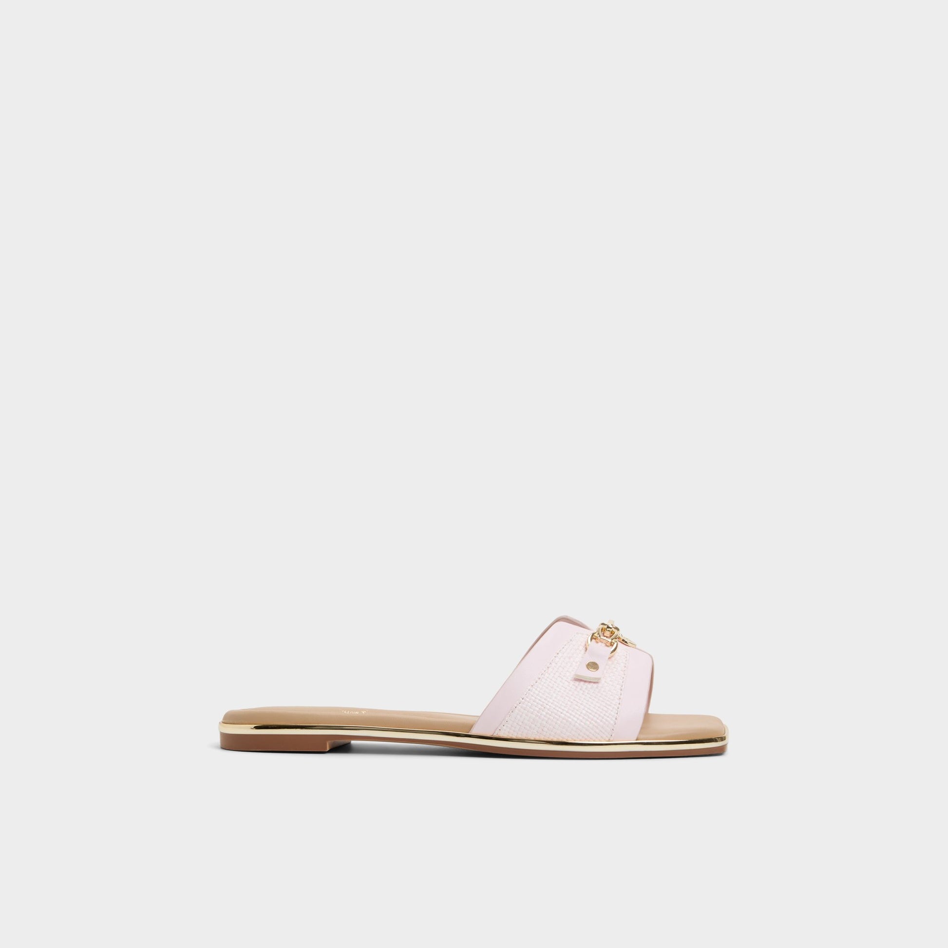 Main View of Light Pink Alamassi Slide sandal for Womens