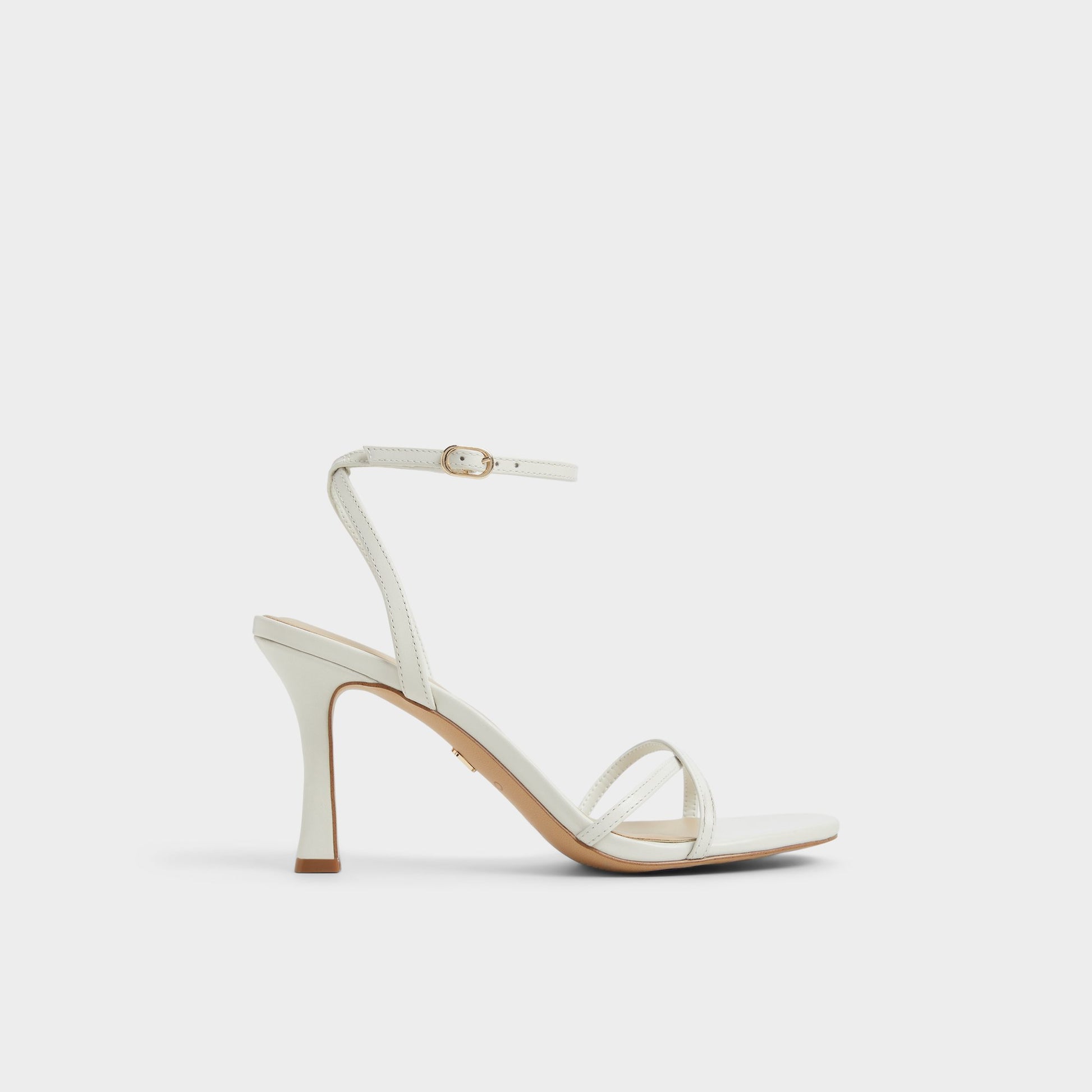 Main View of White/Bone Marbela Strappy heeled sandal for Womens