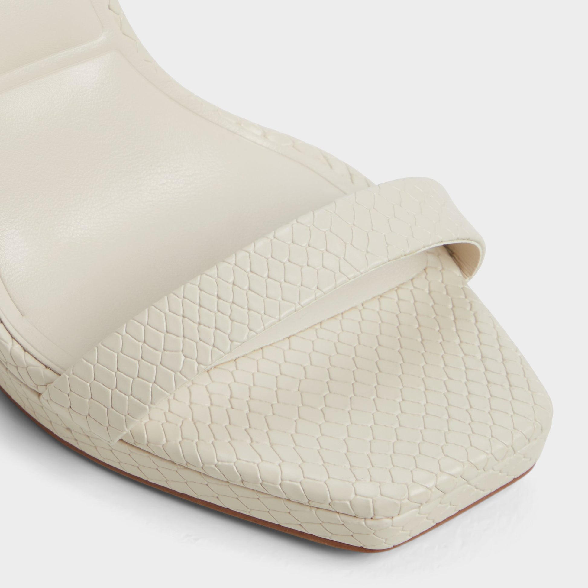Close-up of the Light Brown Kaathy Strappy heeled sandal