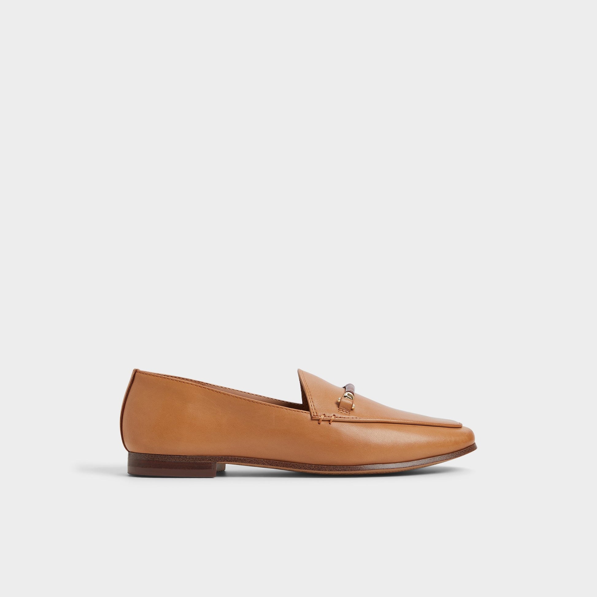 Main View of Medium Brown Francine Loafer for Womens