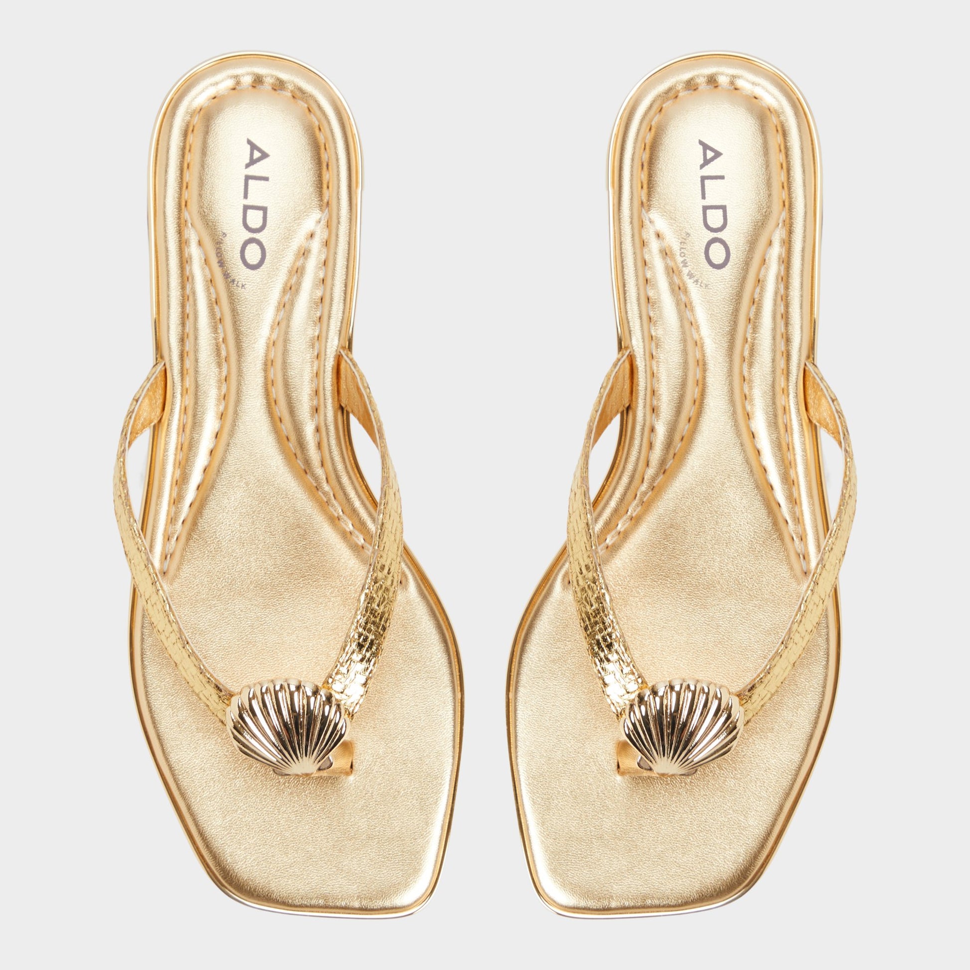 Conchiglia Gold Women's Flats - Main Image