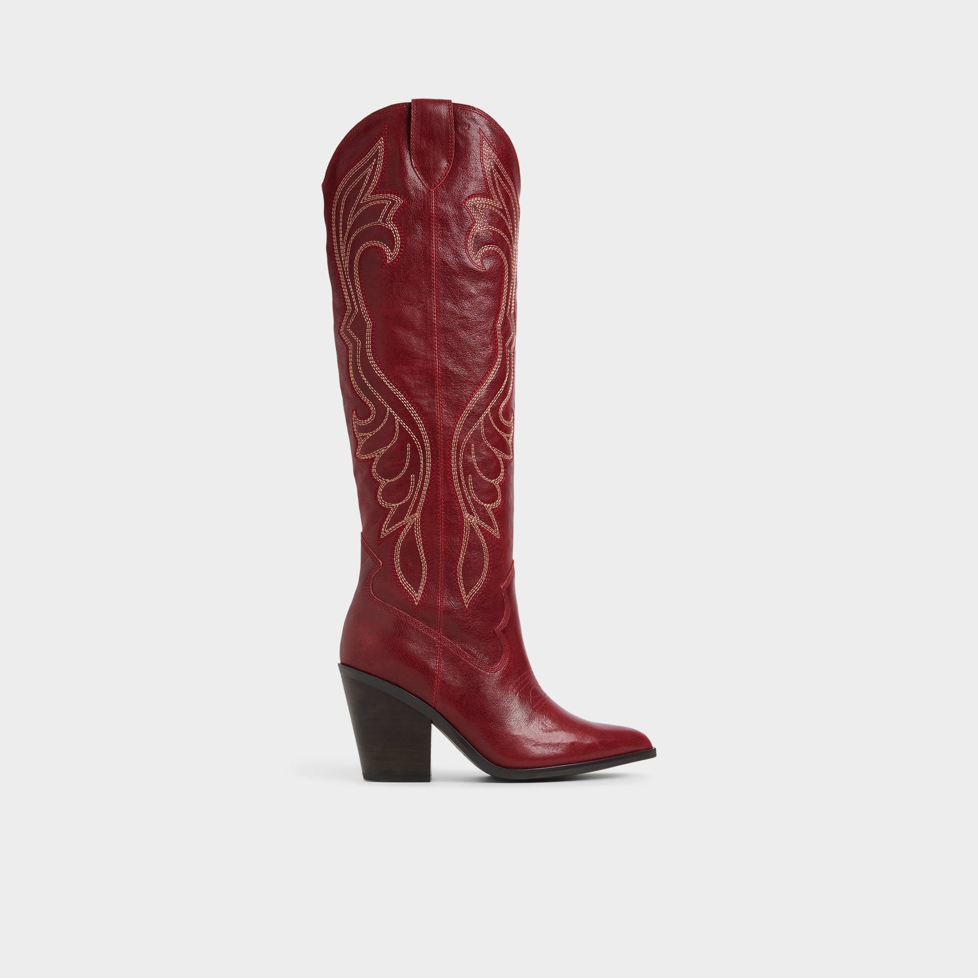 Main View of Medium Red Alamo Western boot for Womens