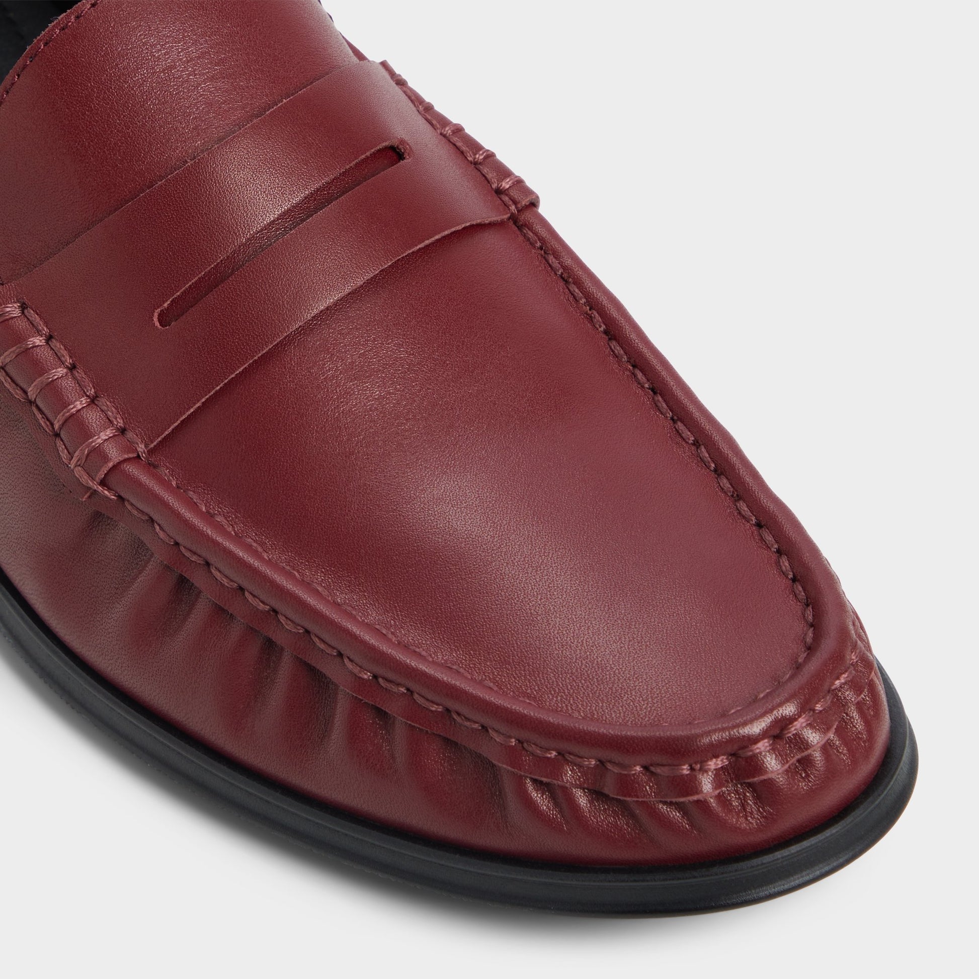 Close-up of the Burgundy Speakeasy Loafer