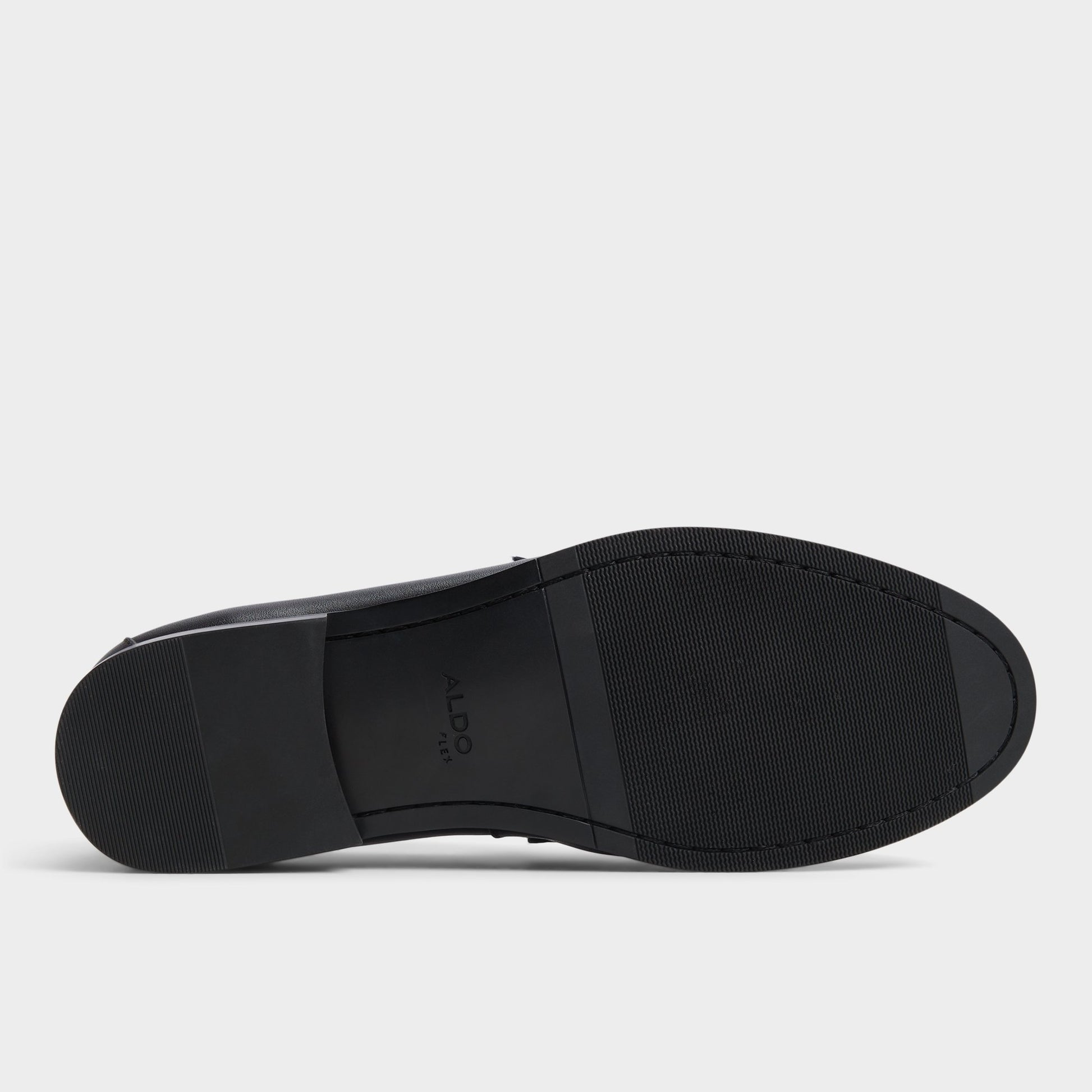 View of Open Black Speakeasy Loafer's sole