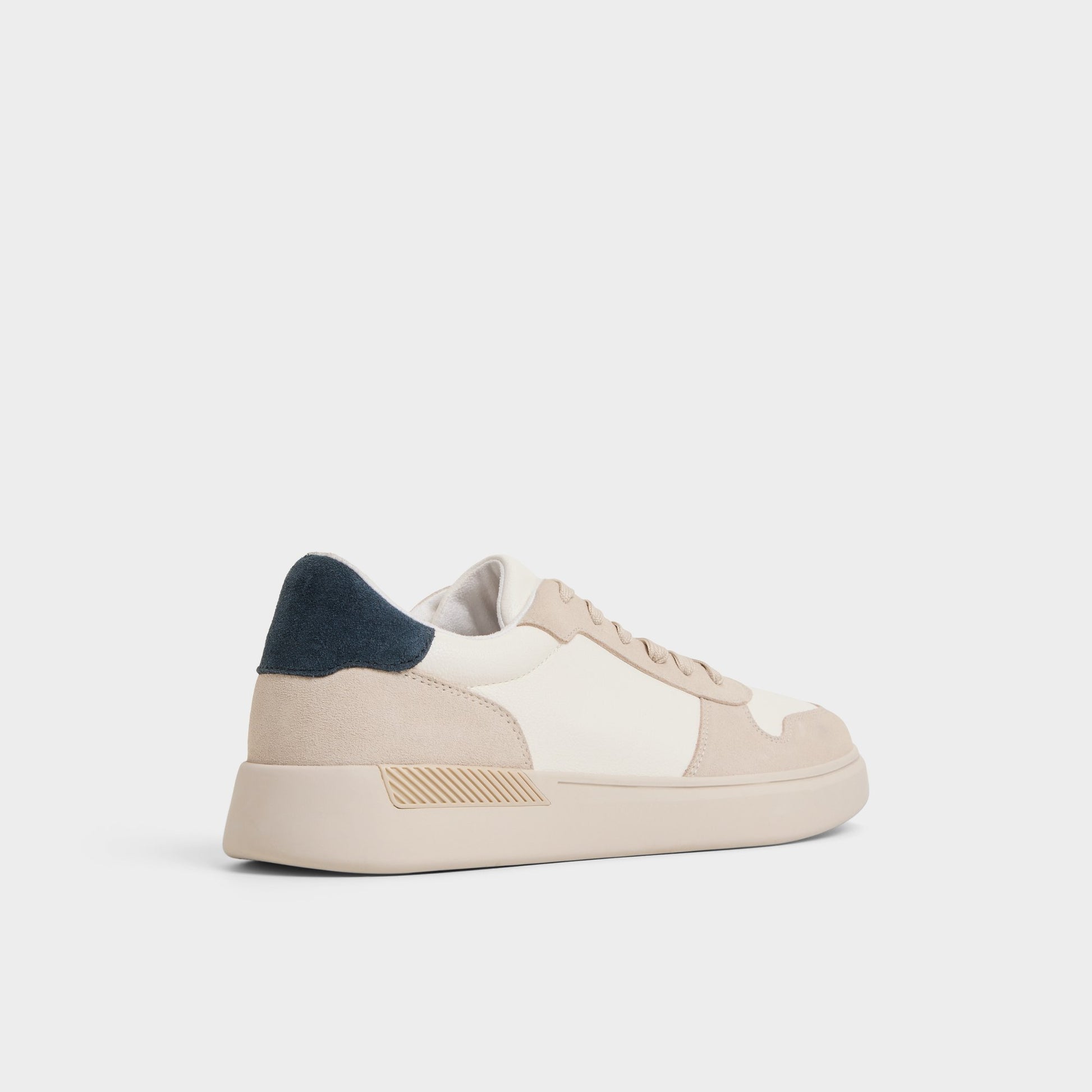 Three-quarter angle of Open white Retrosneaker Low top sneaker's back side