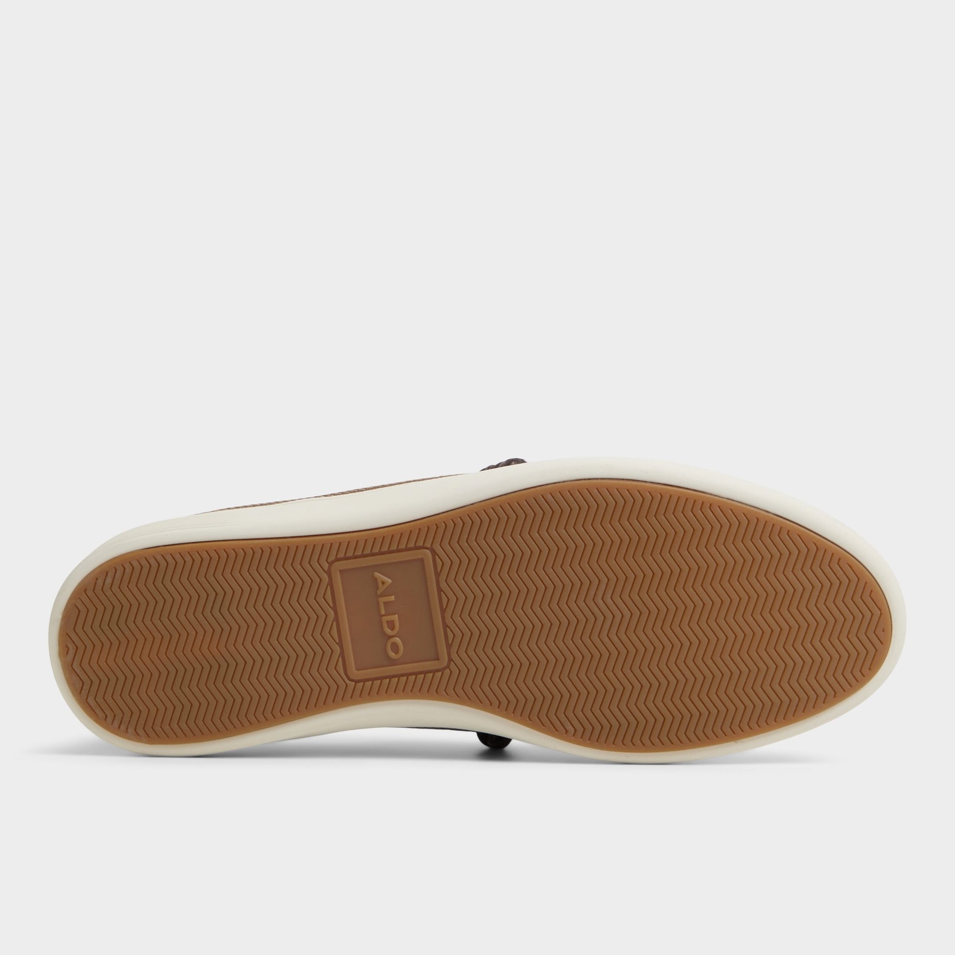 View of Brown Tristin Low top sneaker's sole