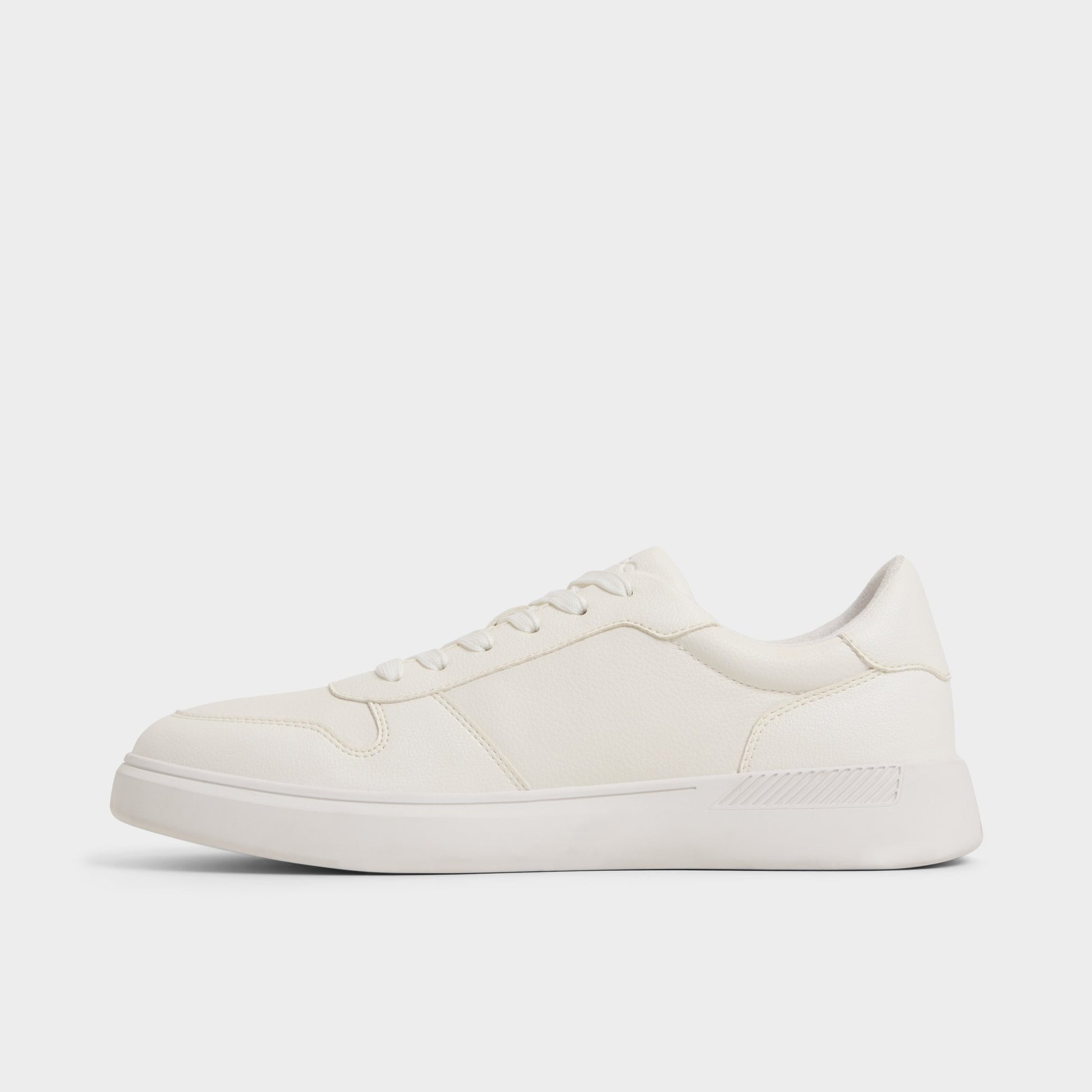 Vue latérale de Blanc Retrosneaker Sneaker bas