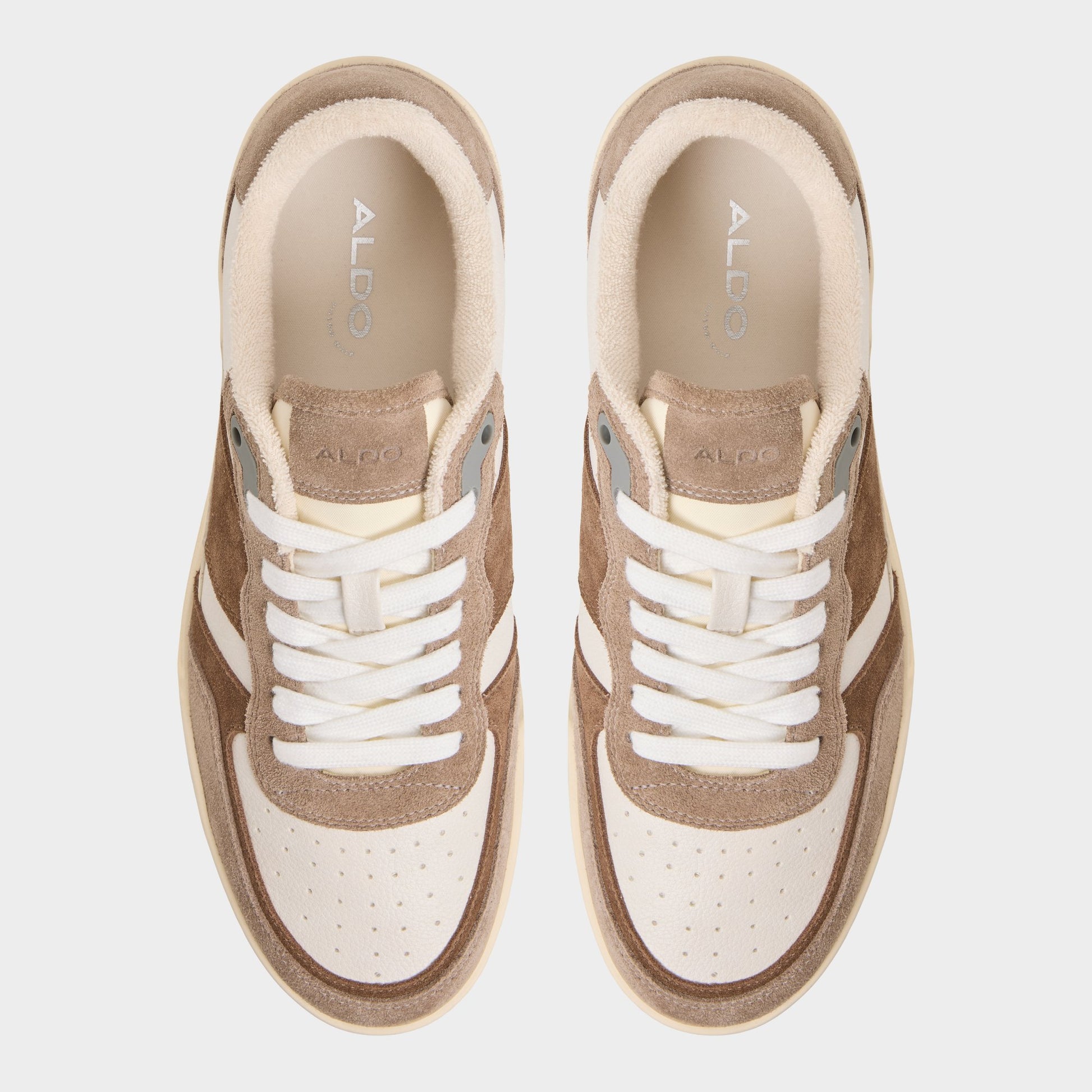 Top-down view of the Other Brown Topper Low top sneaker