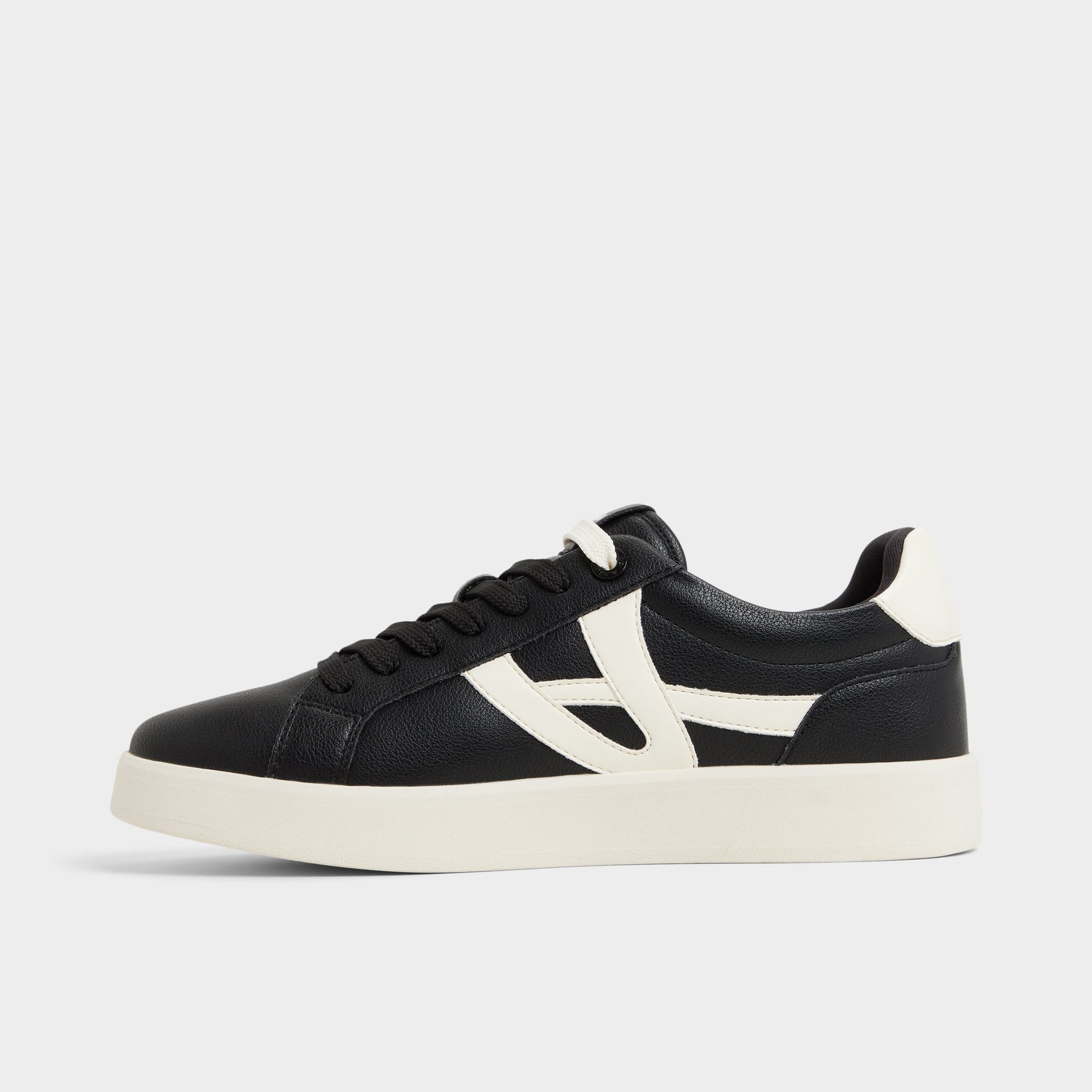 Side view of Black Mtl1972snkr-m Low top sneaker