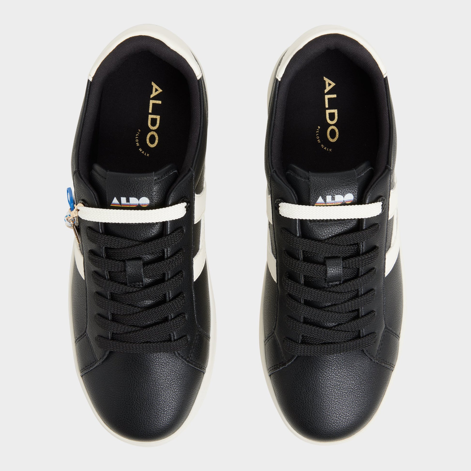 Top-down view of the Black Mtl1972snkr-m Low top sneaker