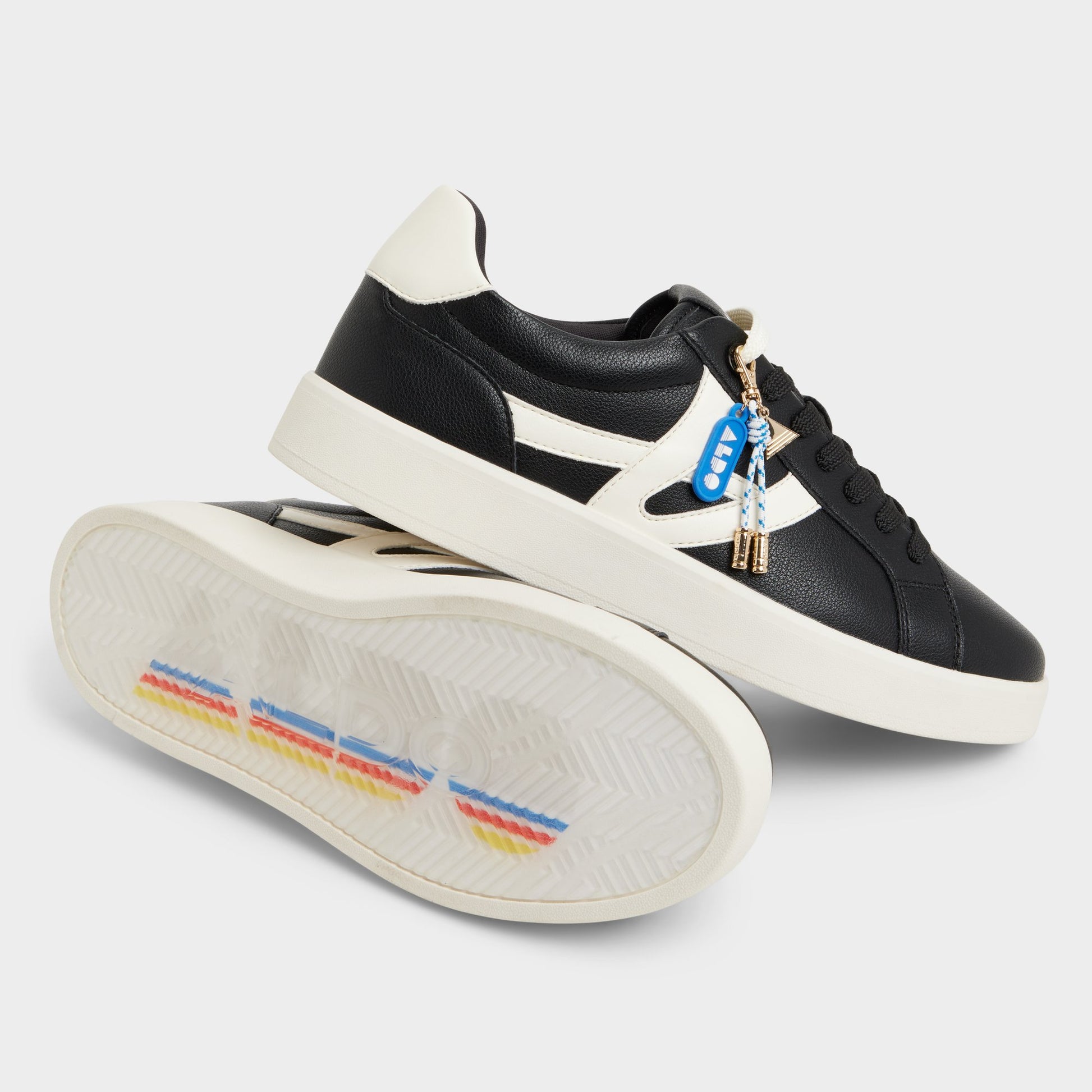 Highlighted view of a pair of Black Mtl1972snkr-m Low top sneakers