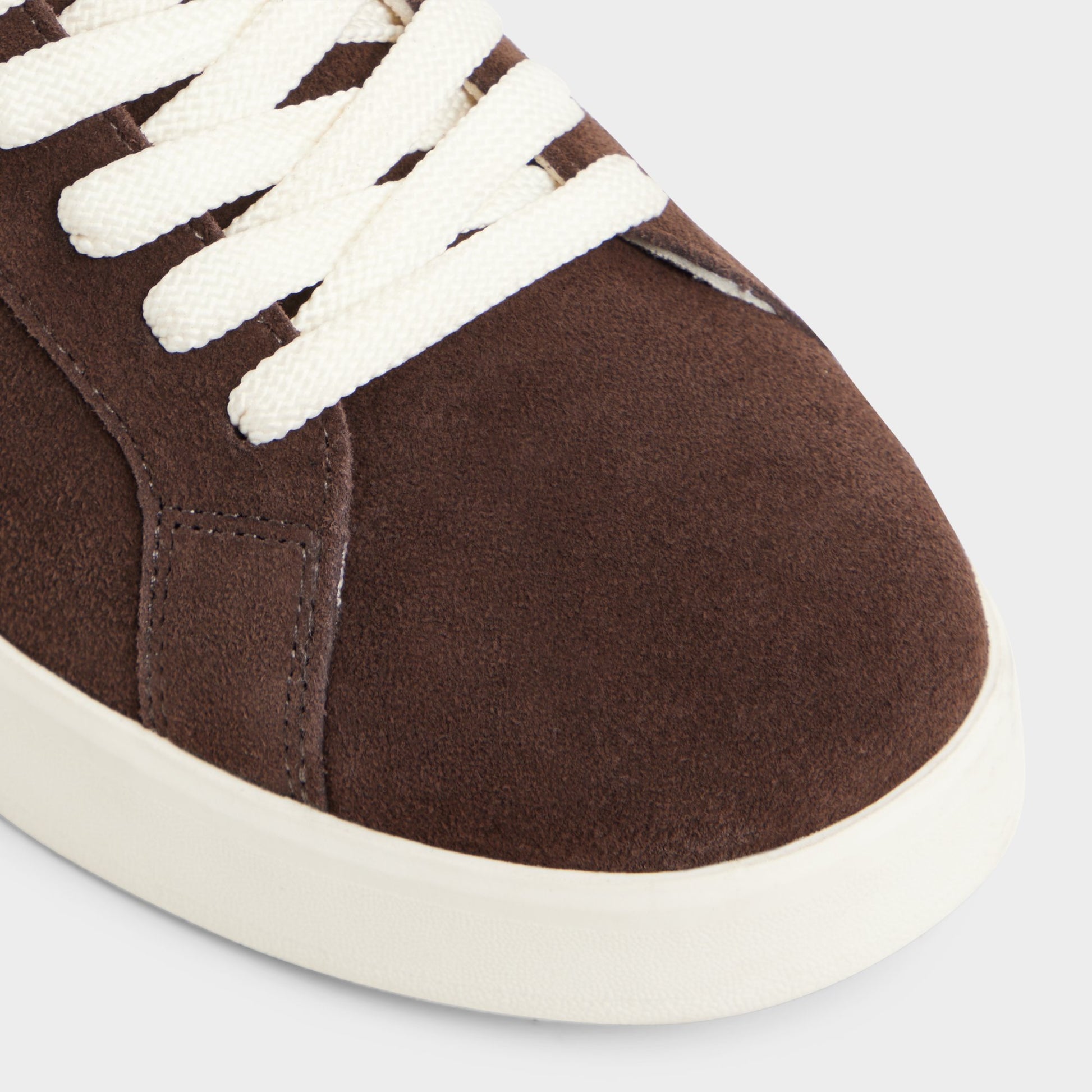 Close-up of the Dark brown Mtl1972snkr-m Low top sneaker
