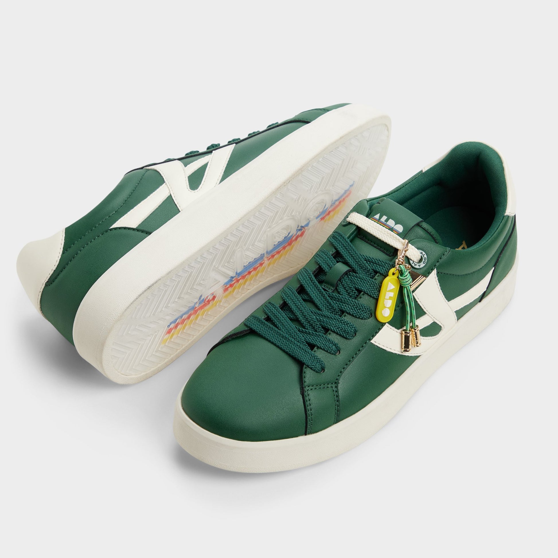 Highlighted view of a pair of Green Mtl1972snkr-m Low top sneakers