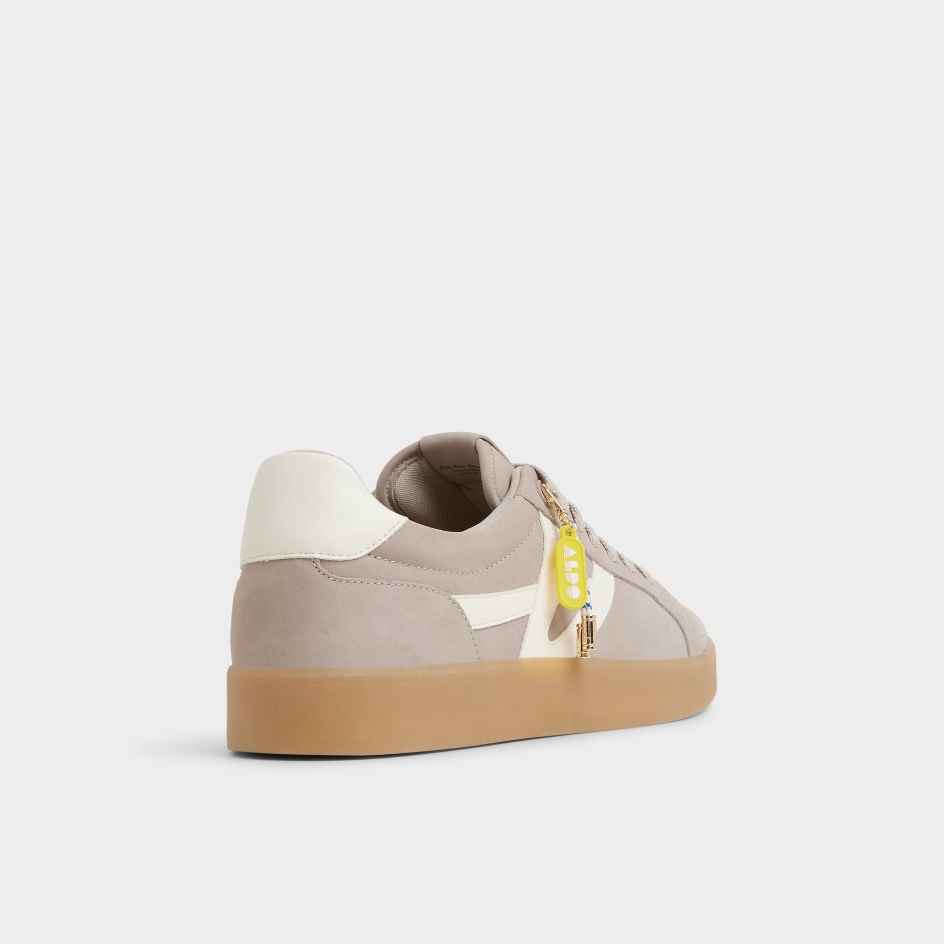 Three-quarter angle of Light Grey Mtl1972snkr-m Low top sneaker's back side