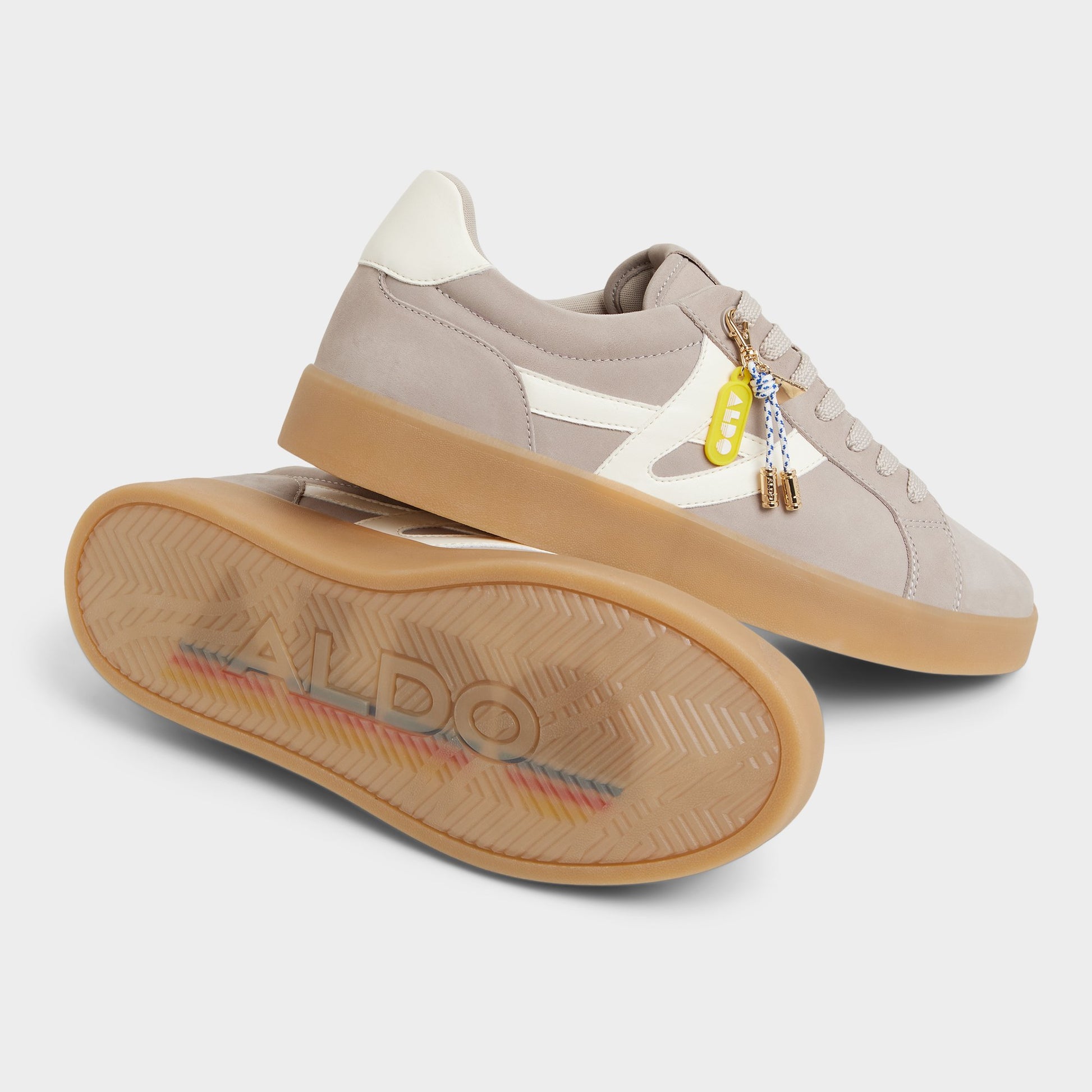 Highlighted view of a pair of Light Grey Mtl1972snkr-m Low top sneakers