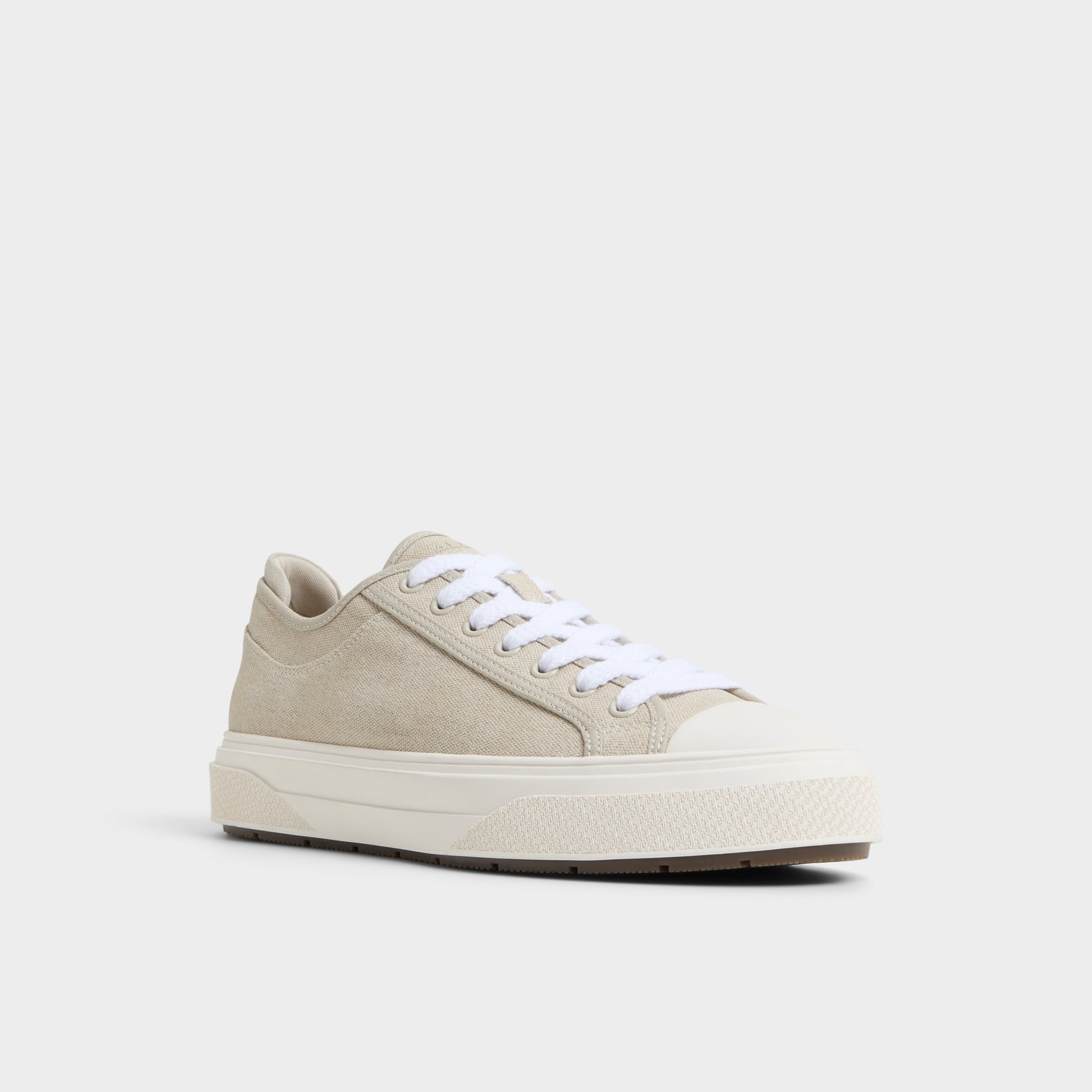 Three-quarter angle of Other Beige Colin Low top sneaker's front side