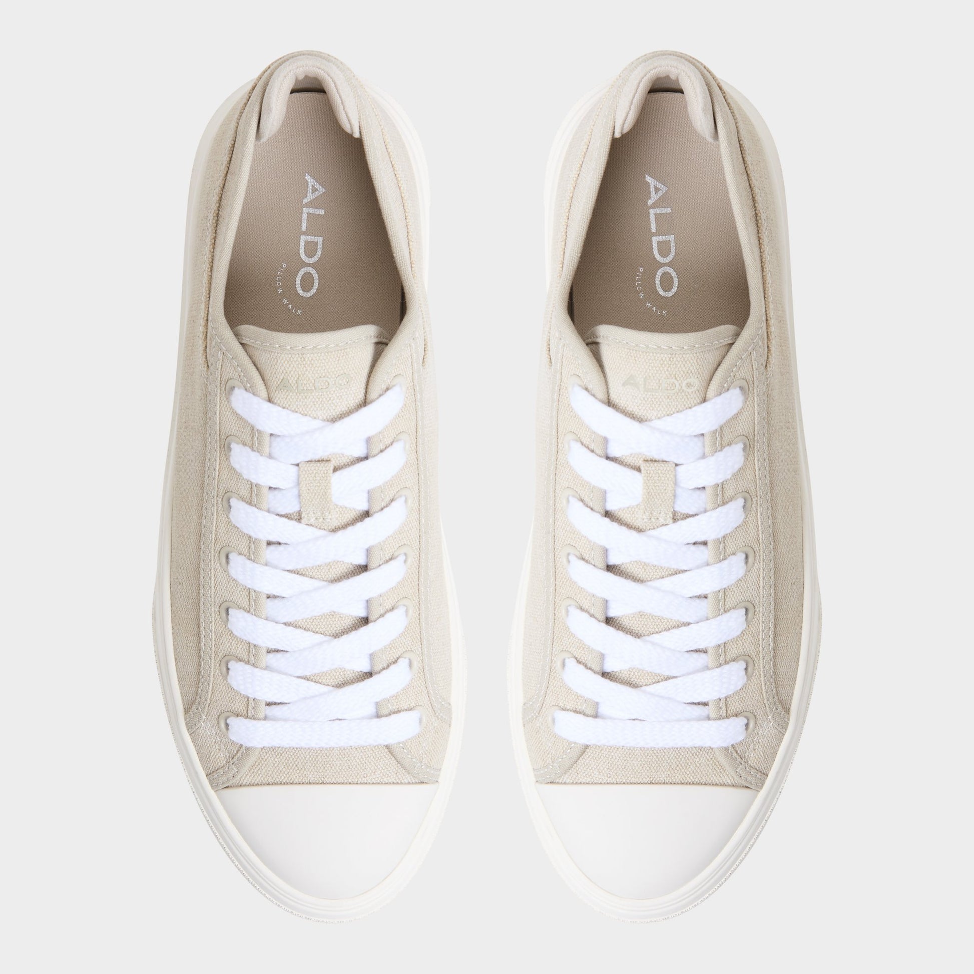 Top-down view of the Other Beige Colin Low top sneaker