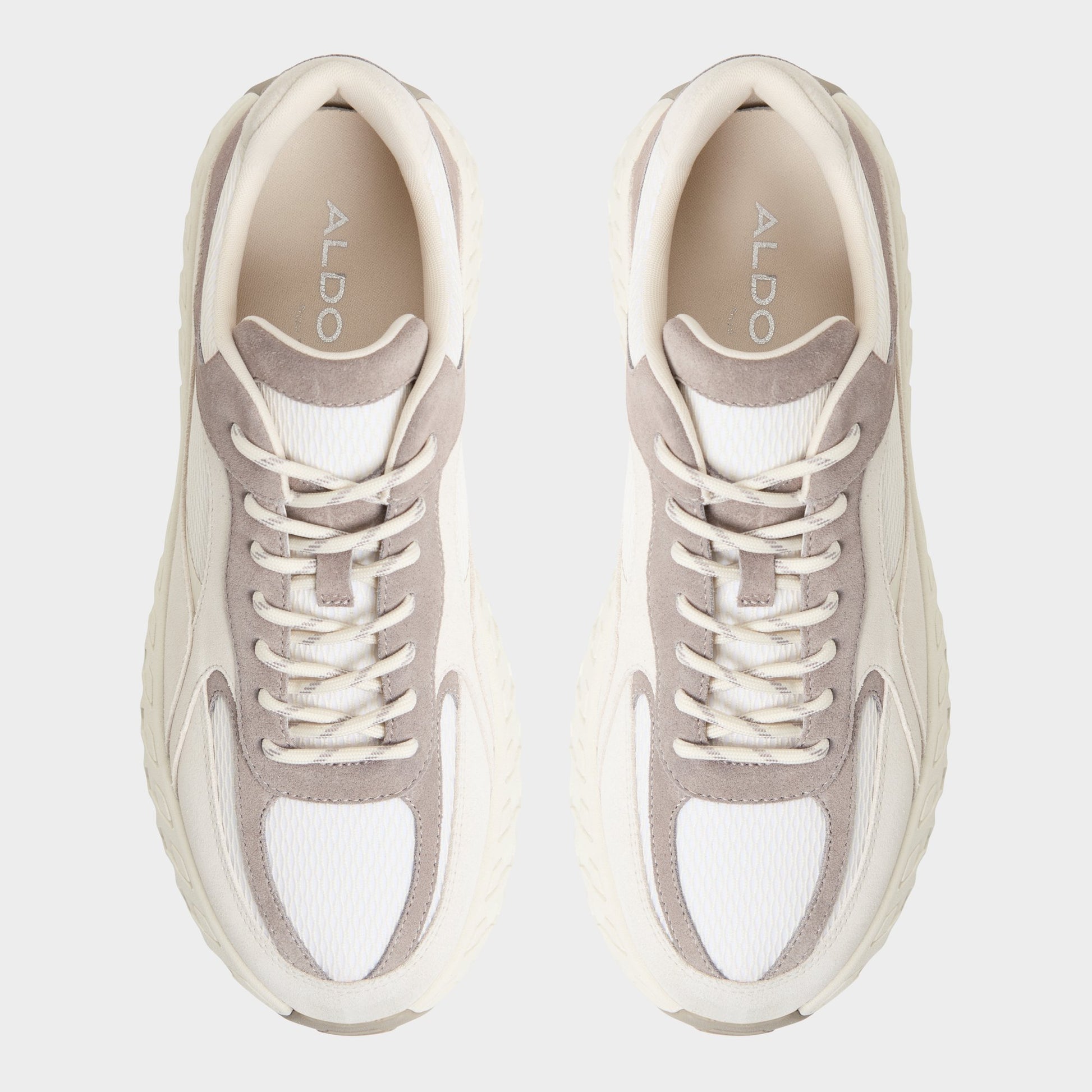 Top-down view of the Grey Stryker Low top sneaker