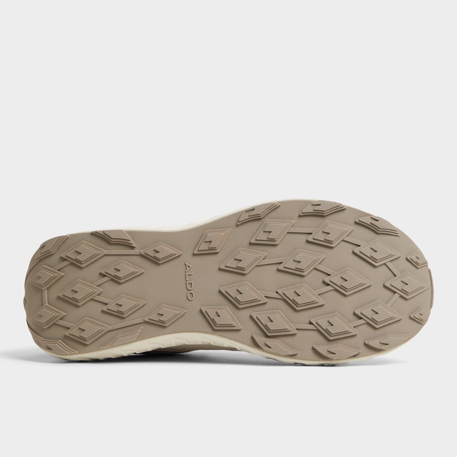 View of Grey Stryker Low top sneaker's sole