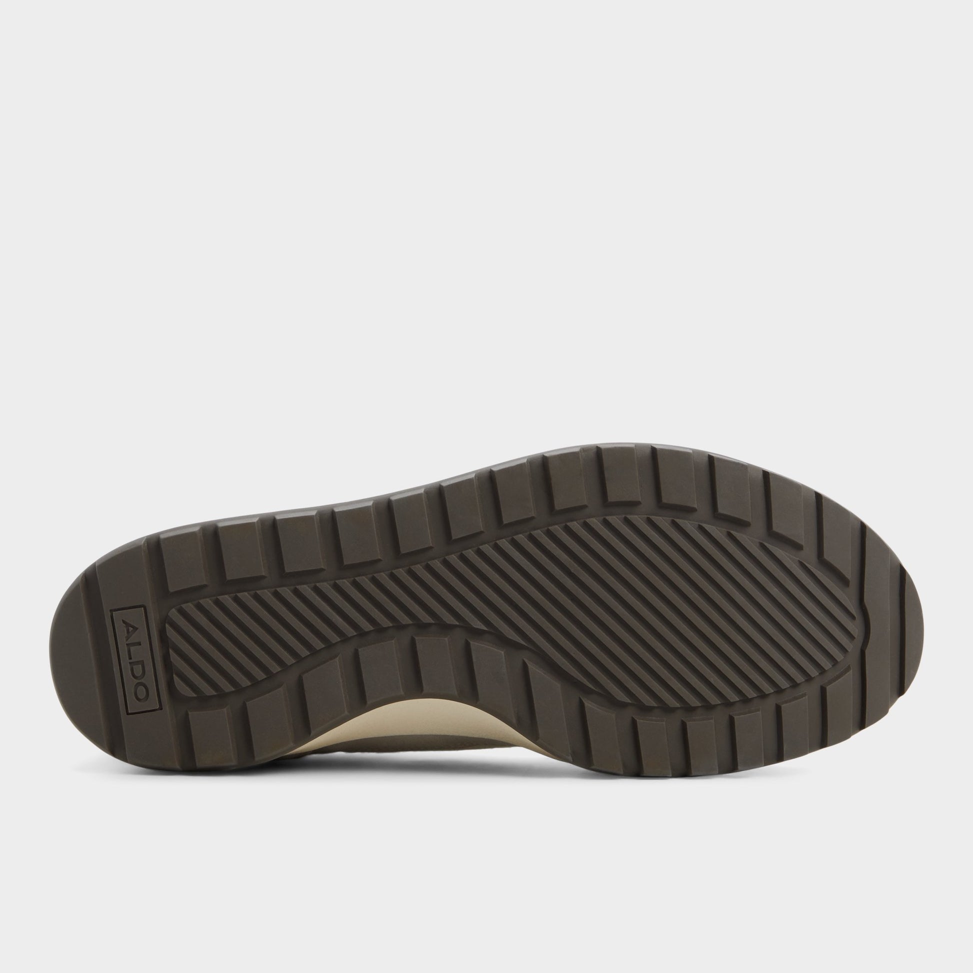 View of Light Grey Julius Low top sneaker's sole