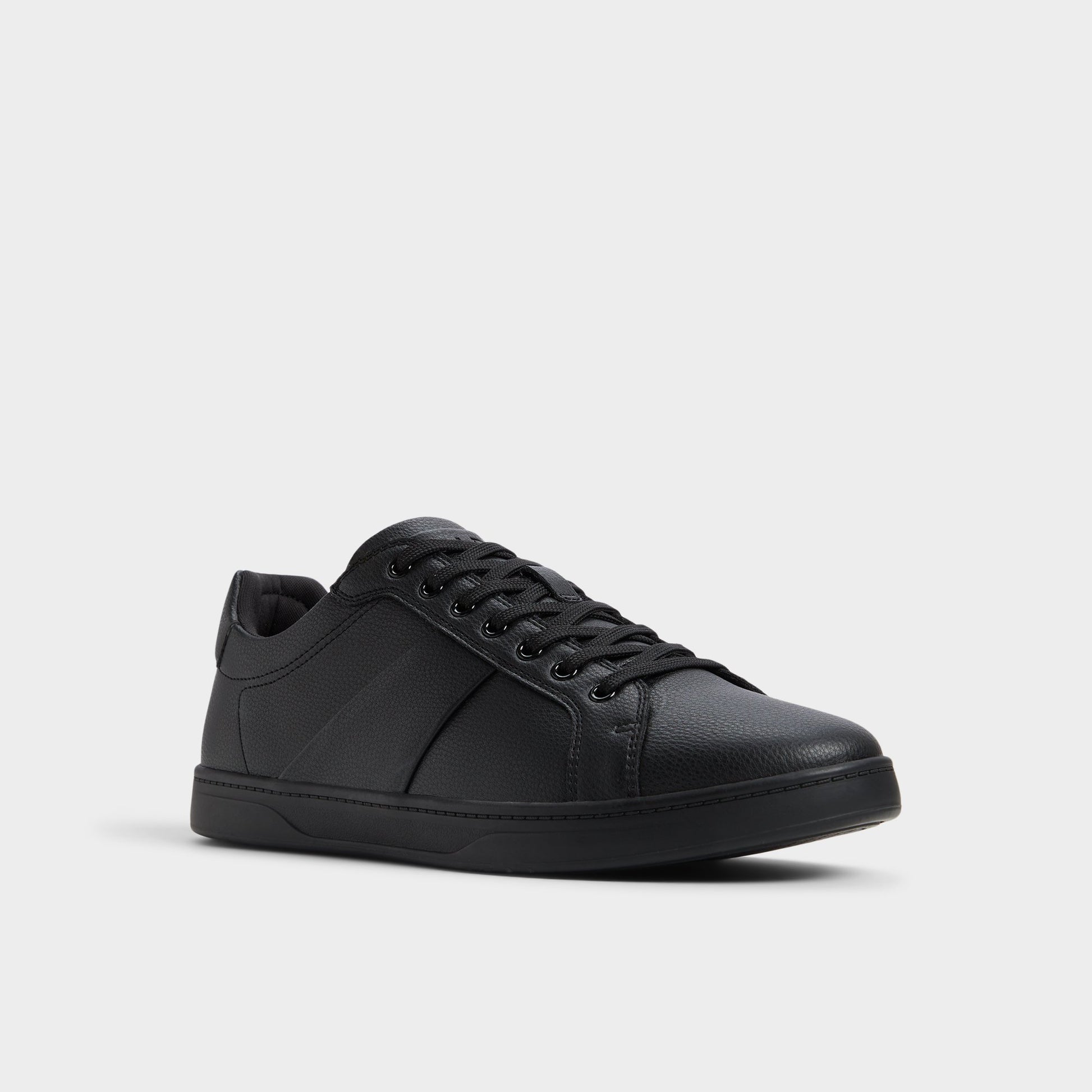 Three-quarter angle of Other Black Ozzy Low top sneaker's front side