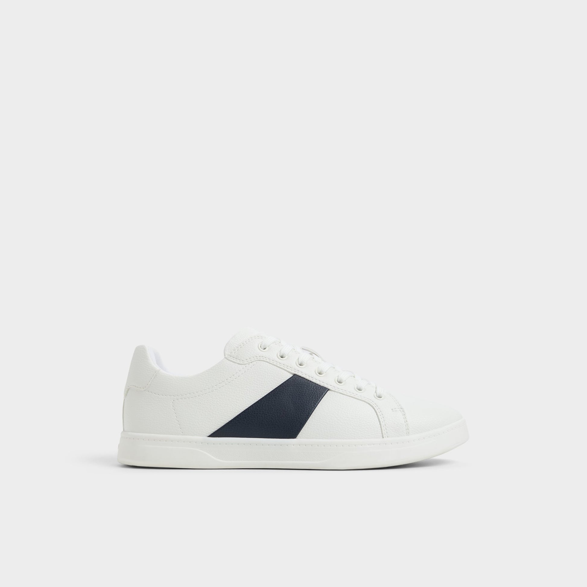 Main View of White/Navy Ozzy Low top sneaker for Mens