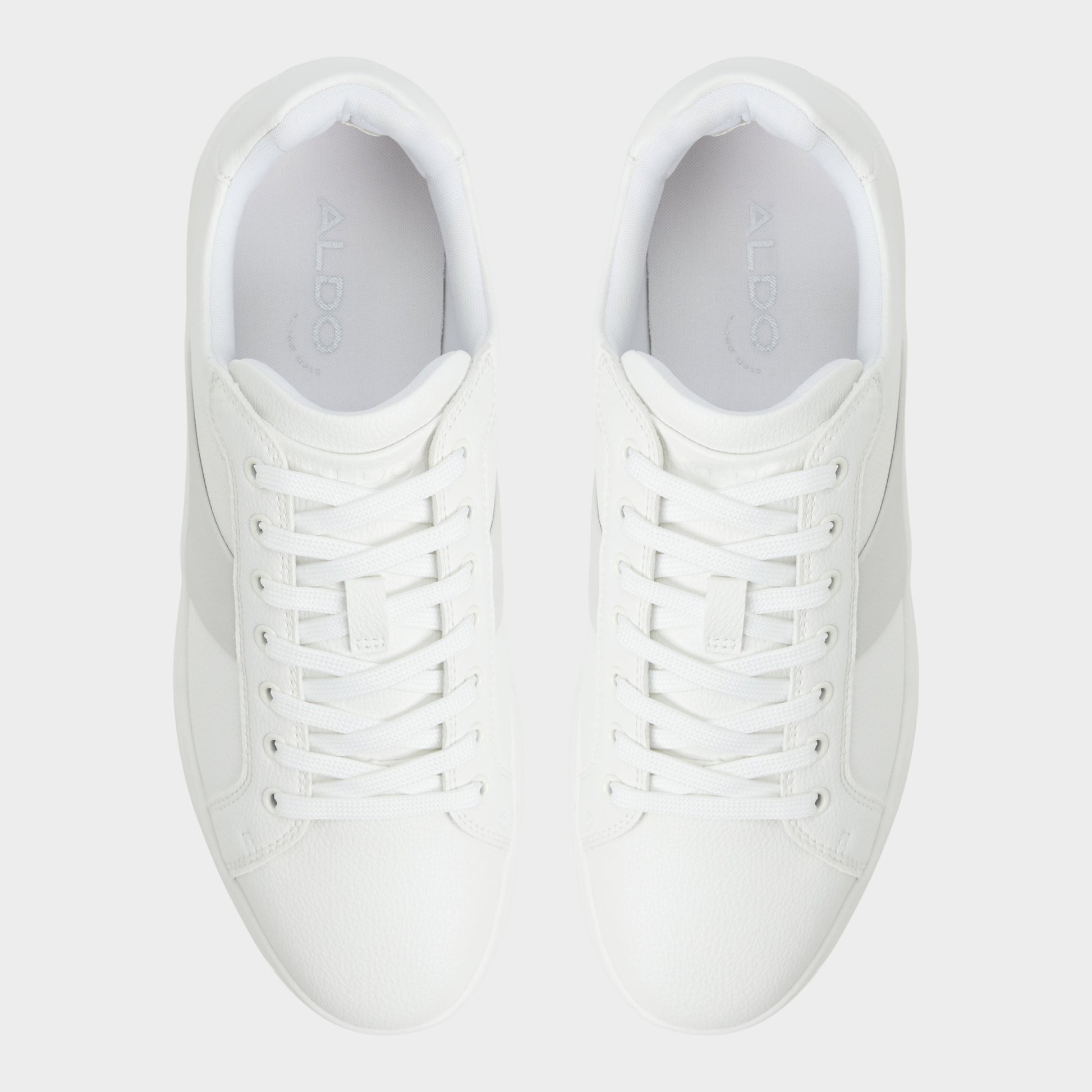 Top-down view of the Other White Ozzy Low top sneaker