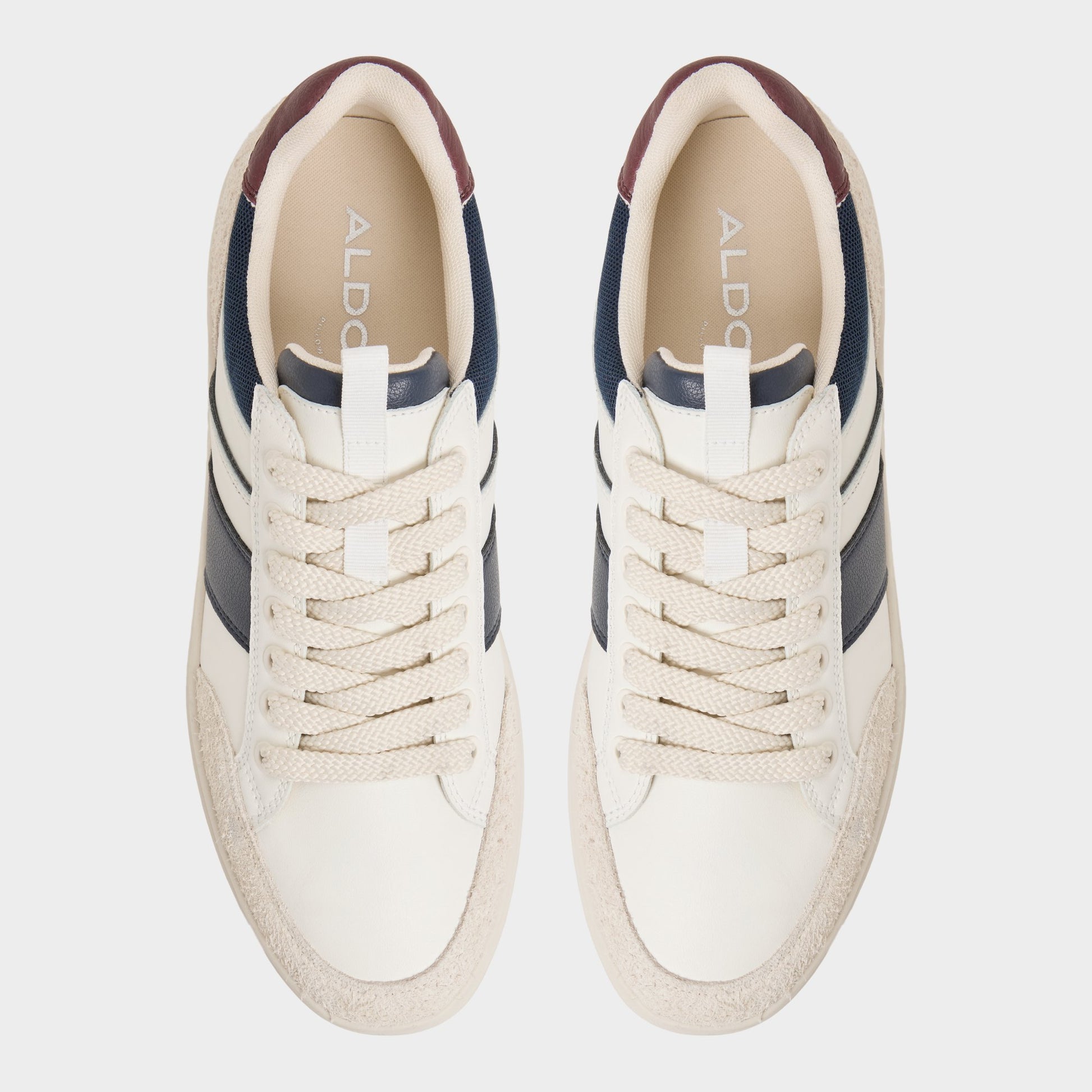 Top-down view of the White/Multi Elio Low top sneaker