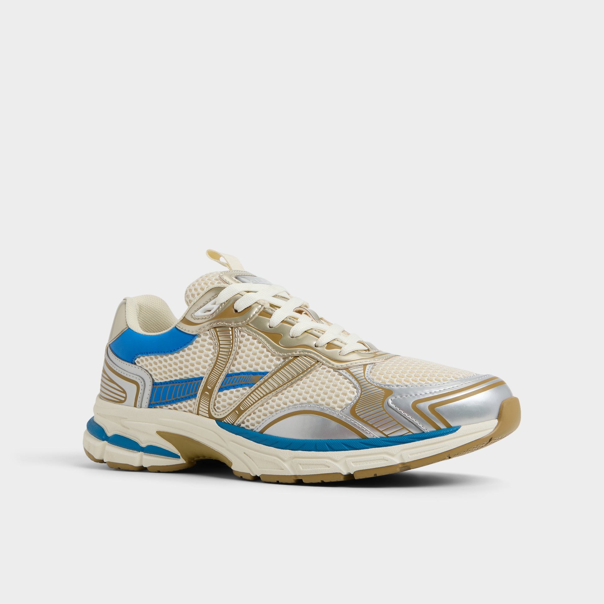 Three-quarter angle of Bone Blade Low top sneaker's front side