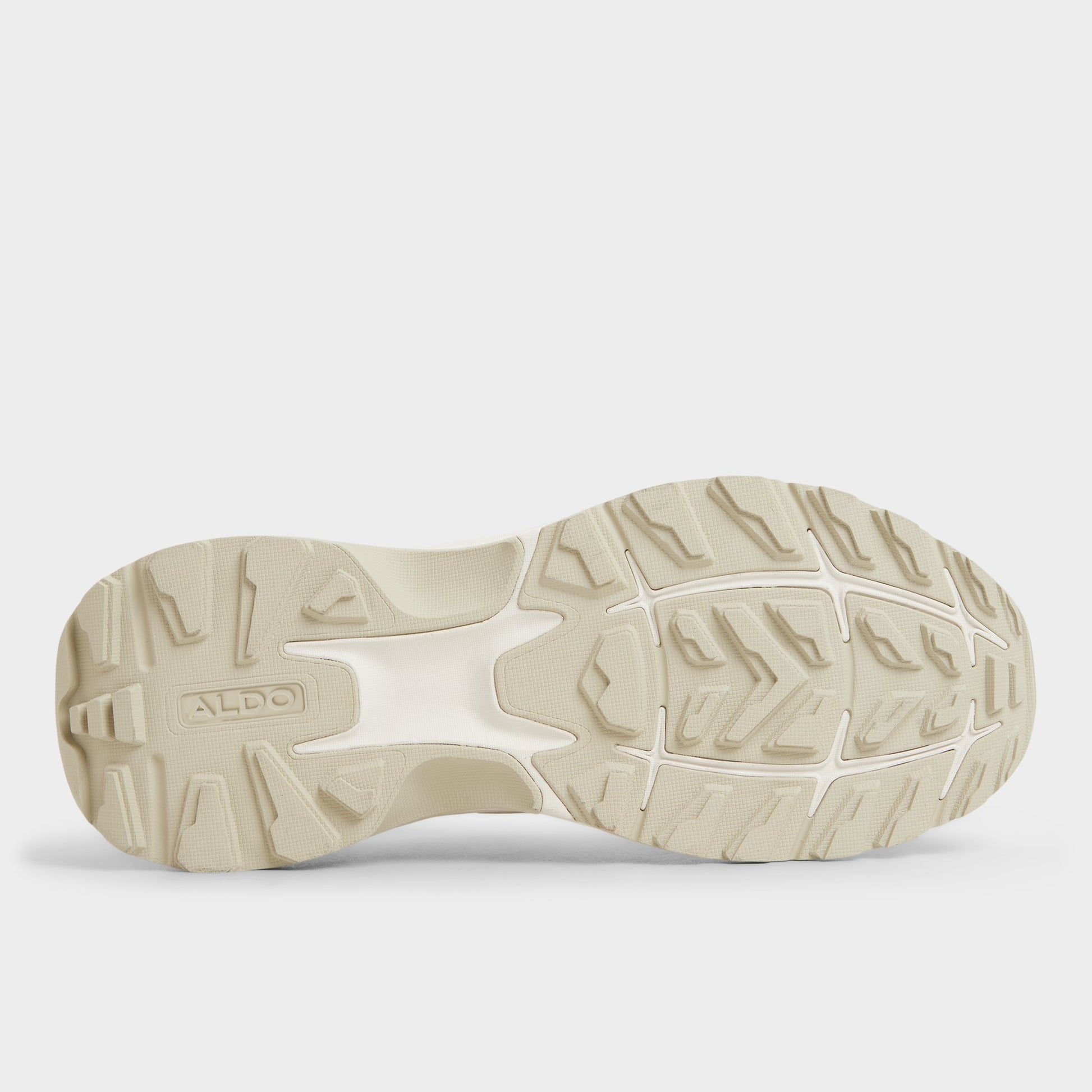 View of Ivory Zeffy Jogger sneaker's sole