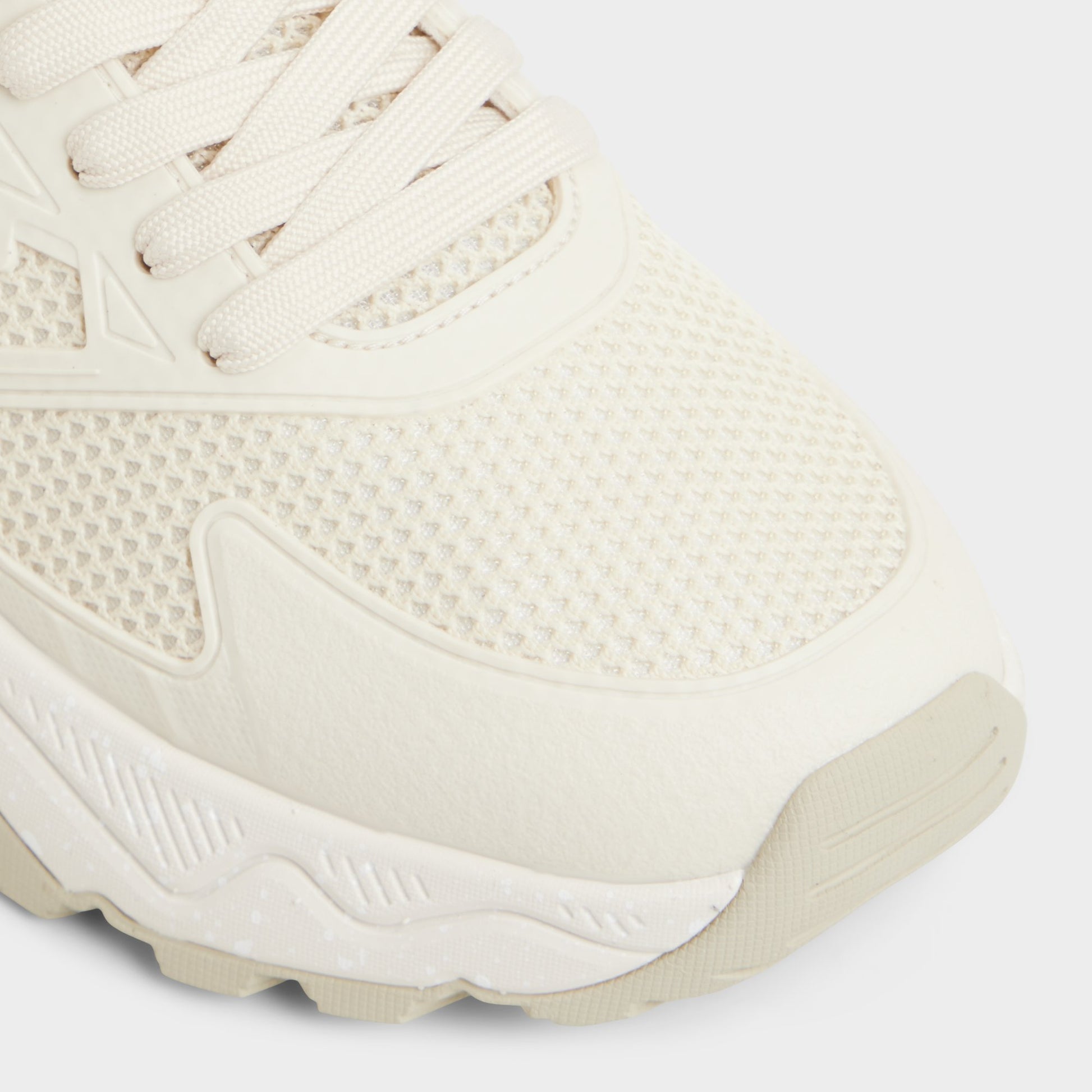 Close-up of the Ivory Zeffy Jogger sneaker