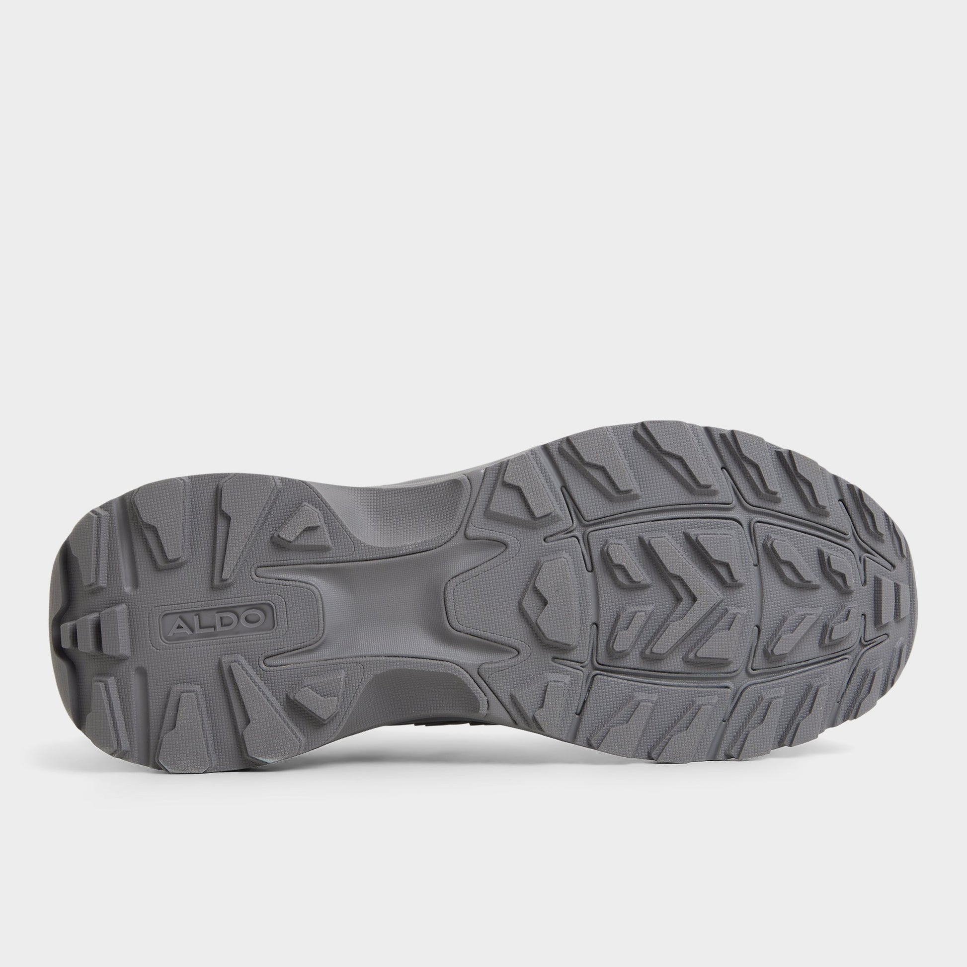 View of Grey Zeffy Jogger sneaker's sole