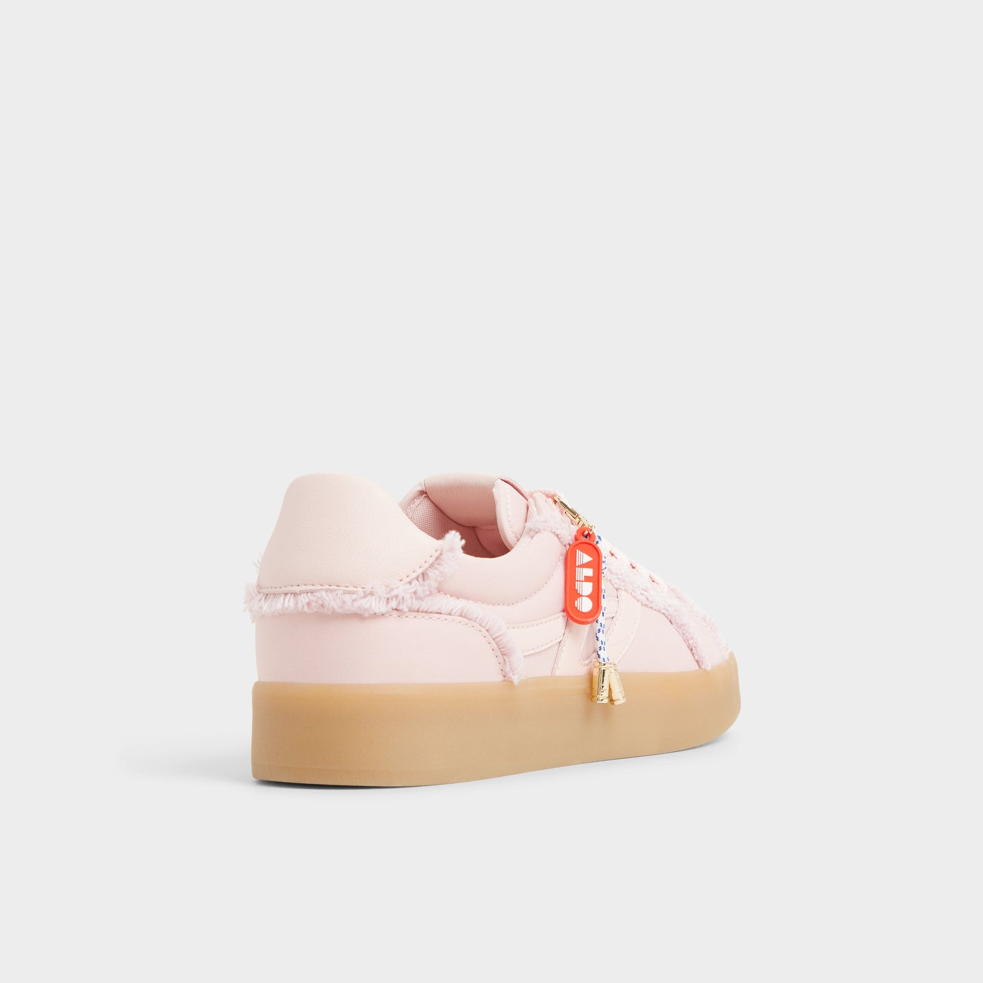 Three-quarter angle of Light pink Mtl1972snkr-l Low top sneaker's back side